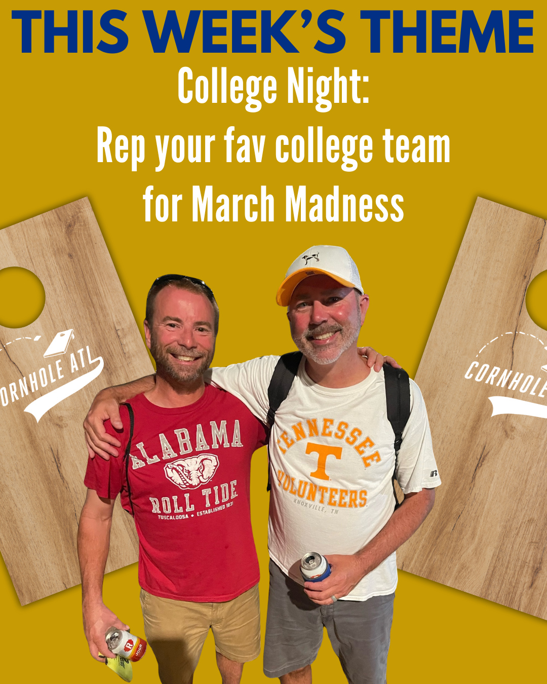 Week Three Theme: College Night ๐ Showoff your school pride to celebrate March Madness!โ
โ
Next week: Pajama Night
