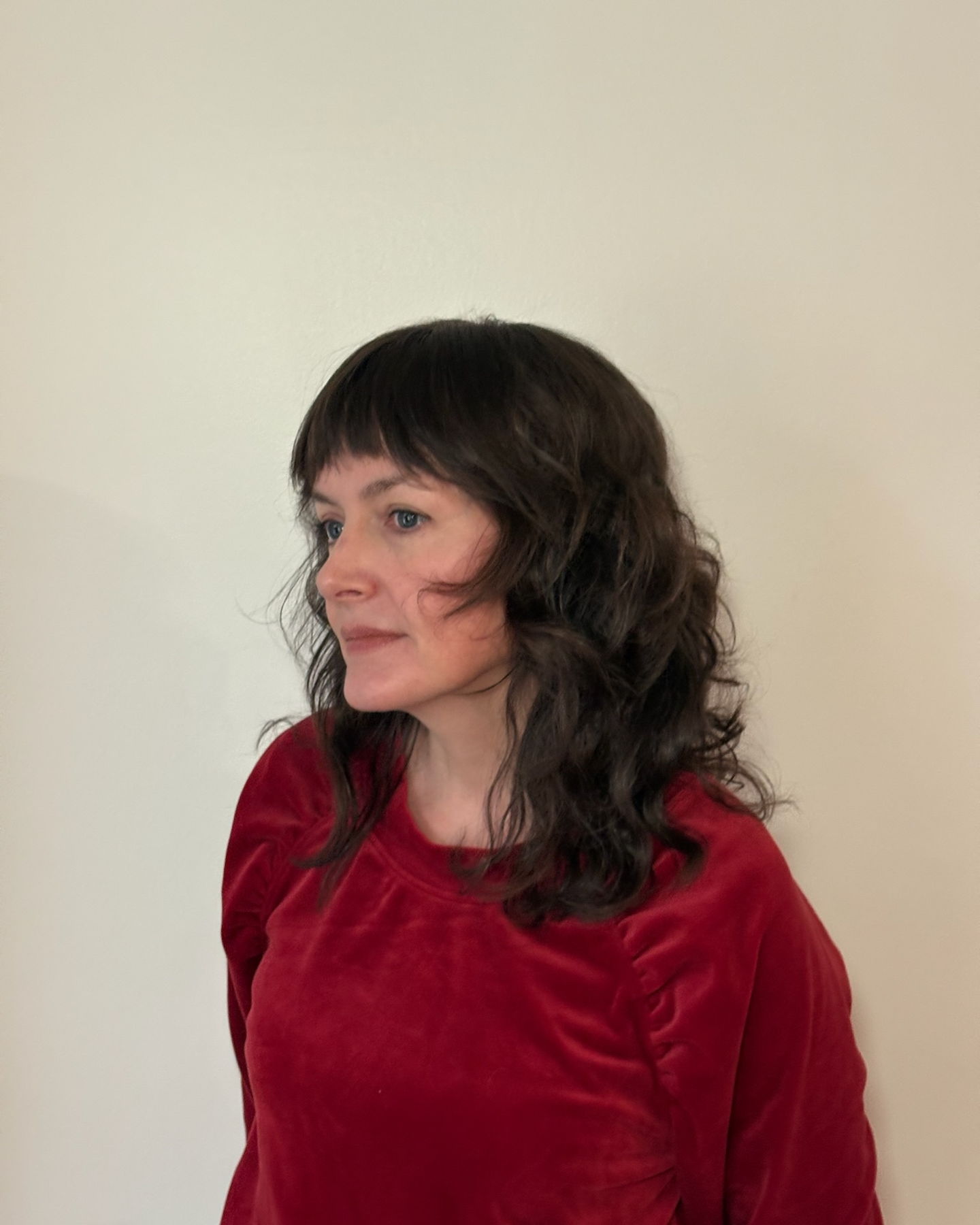 @seesamcut loves to enhance soft waves and creating baby bangs.