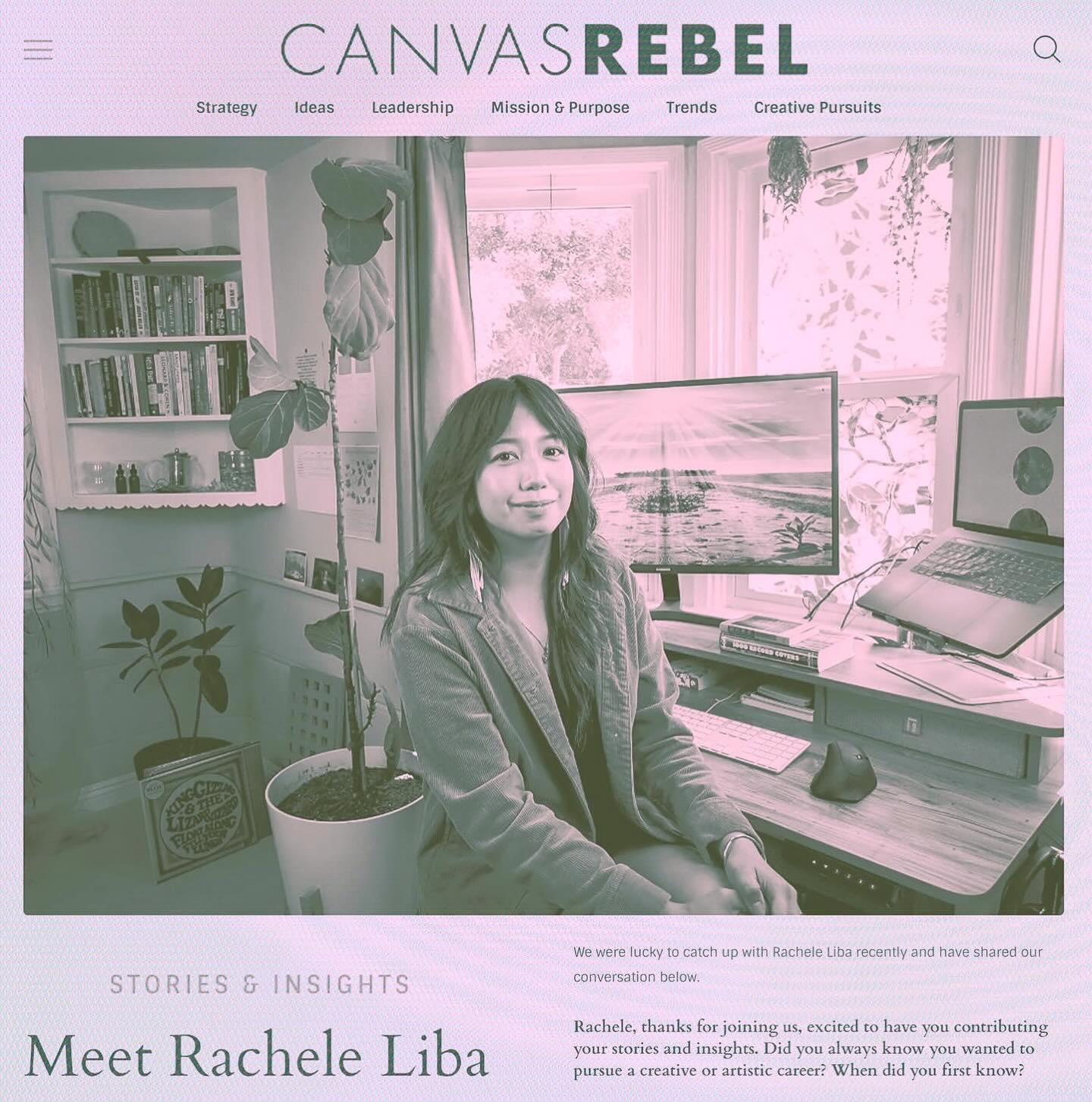 tysm @canvasrebel for the feature! learn about Rachele’s journey as a music-industry designer 💫 link in bio
“The most rewarding aspect of my career is watching my clients develop their sound and identity throughout the years. Nothing makes me happier than seeing them proudly rep their music with visuals that paint them in the best light. Some clients have even gifted me with full creative direction which is an intensely awesome experience. As they grow, I grow too. So this is a thank YOU to everyone I’ve had the trust and privilege of working with!”
#laartists #offtrailstudios #musicgraphicdesigner #canvasrebel #graphicdesign #entrepreneur #musicindustry #freelancer