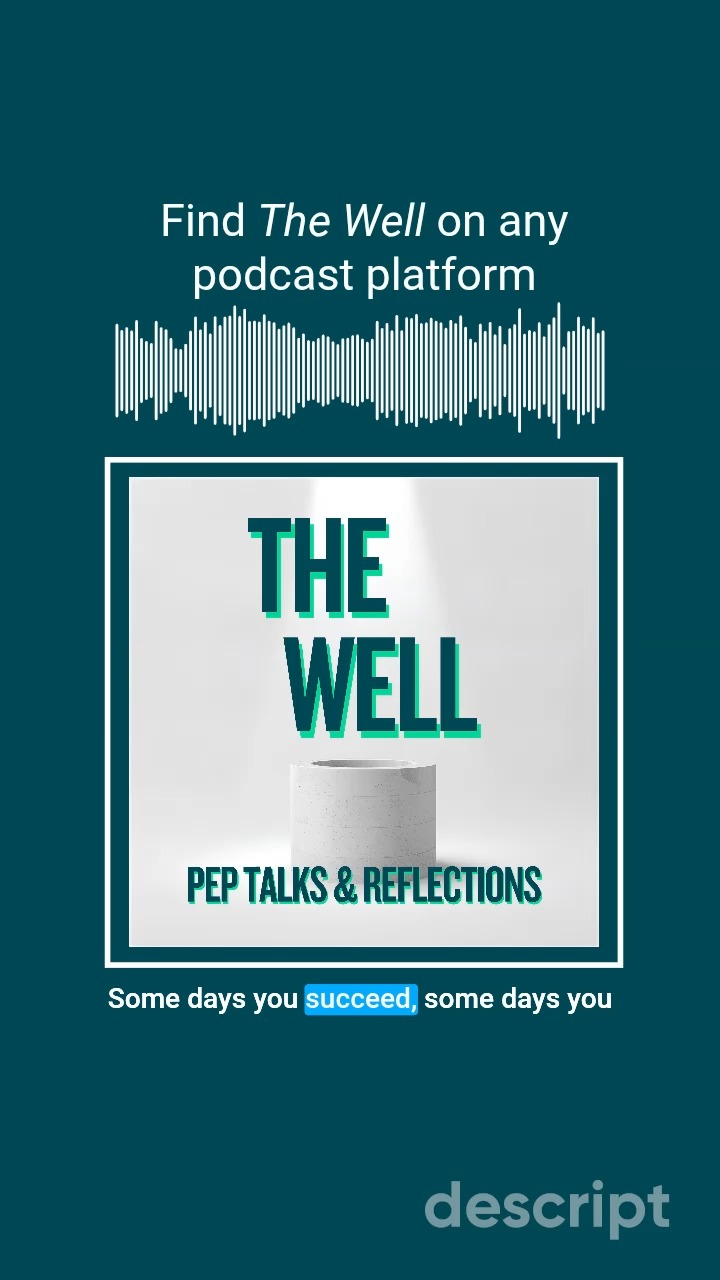 Episode Title: Respect Yourself While You Figure Things Out
Podcast: The Well: Pep Talks & Reflections
Host: Elle Woodworth, RD
Episode Description
If you’ve ever felt frustrated with yourself for not being further along—or thought, “I should have this figured out by now”—this episode is for you.
Today’s reflection centers on a simple but powerful reminder: you’ve never been this version of yourself before. Growth requires learning, experimenting, and navigating new habits—and that process deserves respect, not criticism.
In this episode, we explore how progress often looks messy, why self-judgment can slow your growth, and how practicing self-respect in the middle of the process can help you build confidence, consistency, and sustainable change.
https://rss.com/podcasts/eatwellpep/