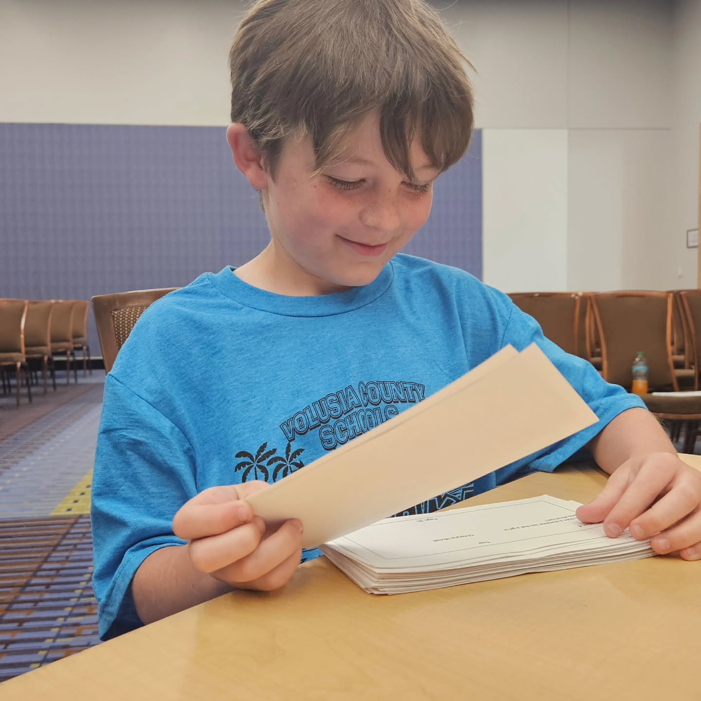 It's not always gymnastics... This little man puts his energy into his own likes and interests. Today he is in the Volusia County Schools Battle of the Books! Wish him luck!!!!