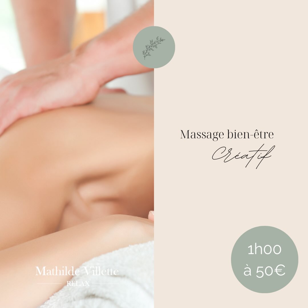 🌸 OFFRE DU MOIS D’AVRIL 🌸
Pour célébrer le printemps, je vous propose un moment de détente sur-mesure avec le massage créatif.
💆♀️ Un massage intuitif et personnalisé, qui s’adapte aux besoins du corps et du moment :
✨ relâcher les tensions
✨ apaiser le mental
✨ favoriser le lâcher-prise
✨ relancer l’énergie en douceur
⏱️ Durée : 1h
💛 Tarif : 50€ au lieu de 60€
Une parenthèse bien-être pour s’offrir un vrai moment pour soi 🌿
📩 Réservation au cabinet à Toulouse
#offredumois #massagecreatif #massagebienetre #bienetretoulouse #massagetoulouse