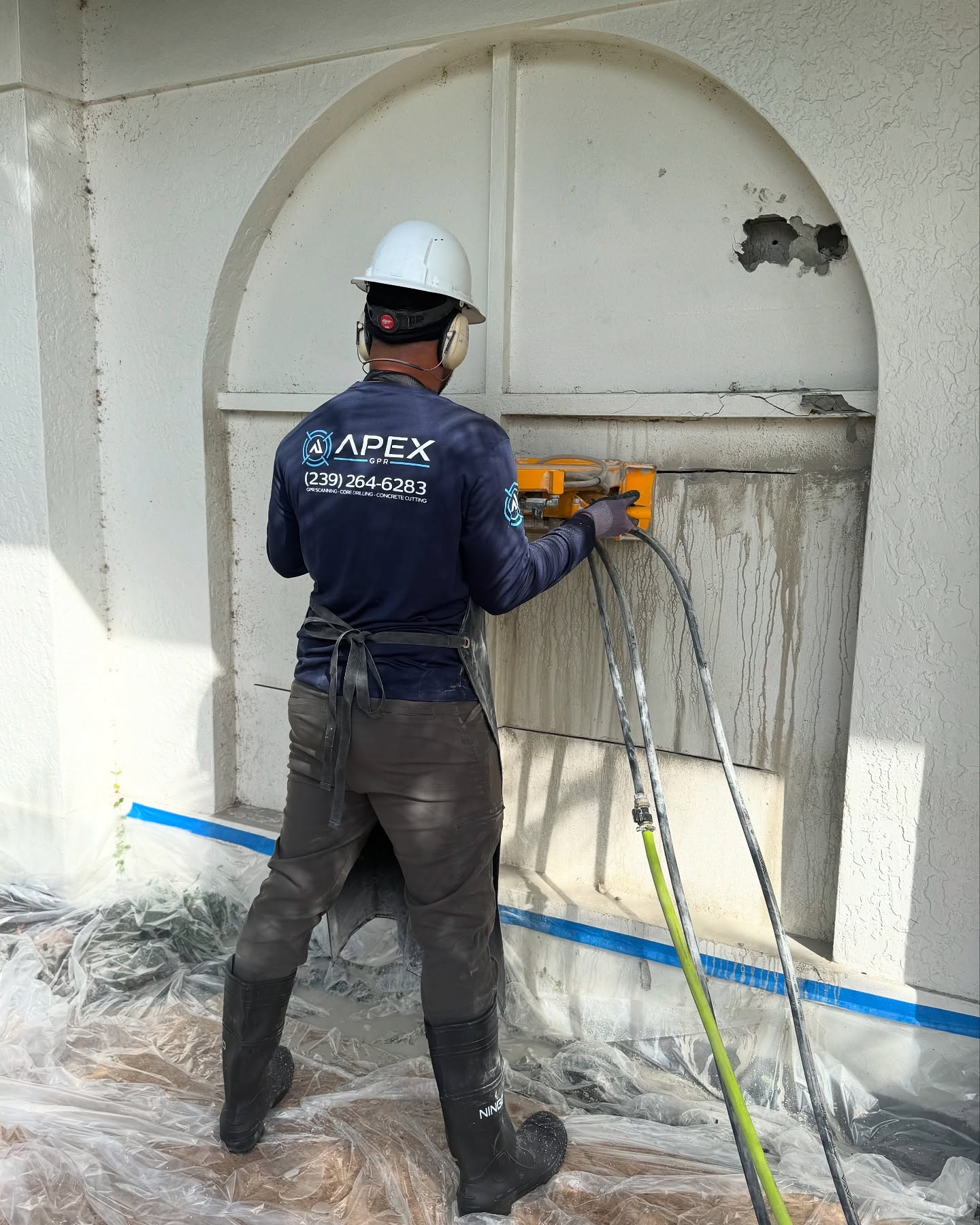 Demo existing wall for new window!
Apex GPR 🚧
24/7