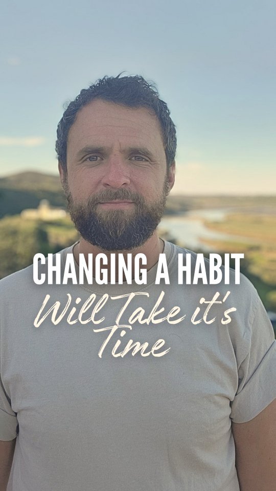 - Changing a Habit Will Take It's Time -
#menscoach #menwork #couplescourse #menshealth #conciousrelationships