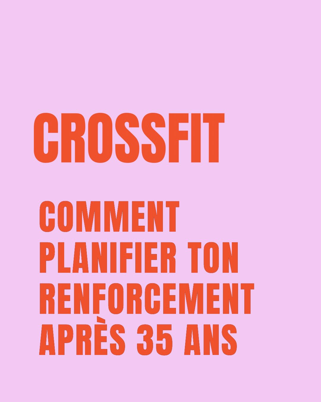 Après 35 ans, le problème n’est pas que tu ne t’entraînes pas assez.
C’est que tu t’entraînes sans structure.
Tu fais tes WODs, tu donnes de l’intensité,
mais ton renforcement passe après… ou saute.
Résultat :
tu fatigues ton corps plus que tu ne le construis.
Et ça, tu le paies tôt ou tard :
stagnation, douleurs, perte de solidité.
Le renforcement n’est pas un “plus”.
C’est ce qui te permet de continuer à progresser.
Mais seulement s’il est planifié.
C’est exactement pour ça qu’on a construit MFP :
une programmation pensée pour les +35,
avec une vraie logique de semaine,
du renforcement au bon moment,
et une progression durable.
Enregistre ce post pour structurer ton entraînement
et teste MFP (7 jours d’essai)