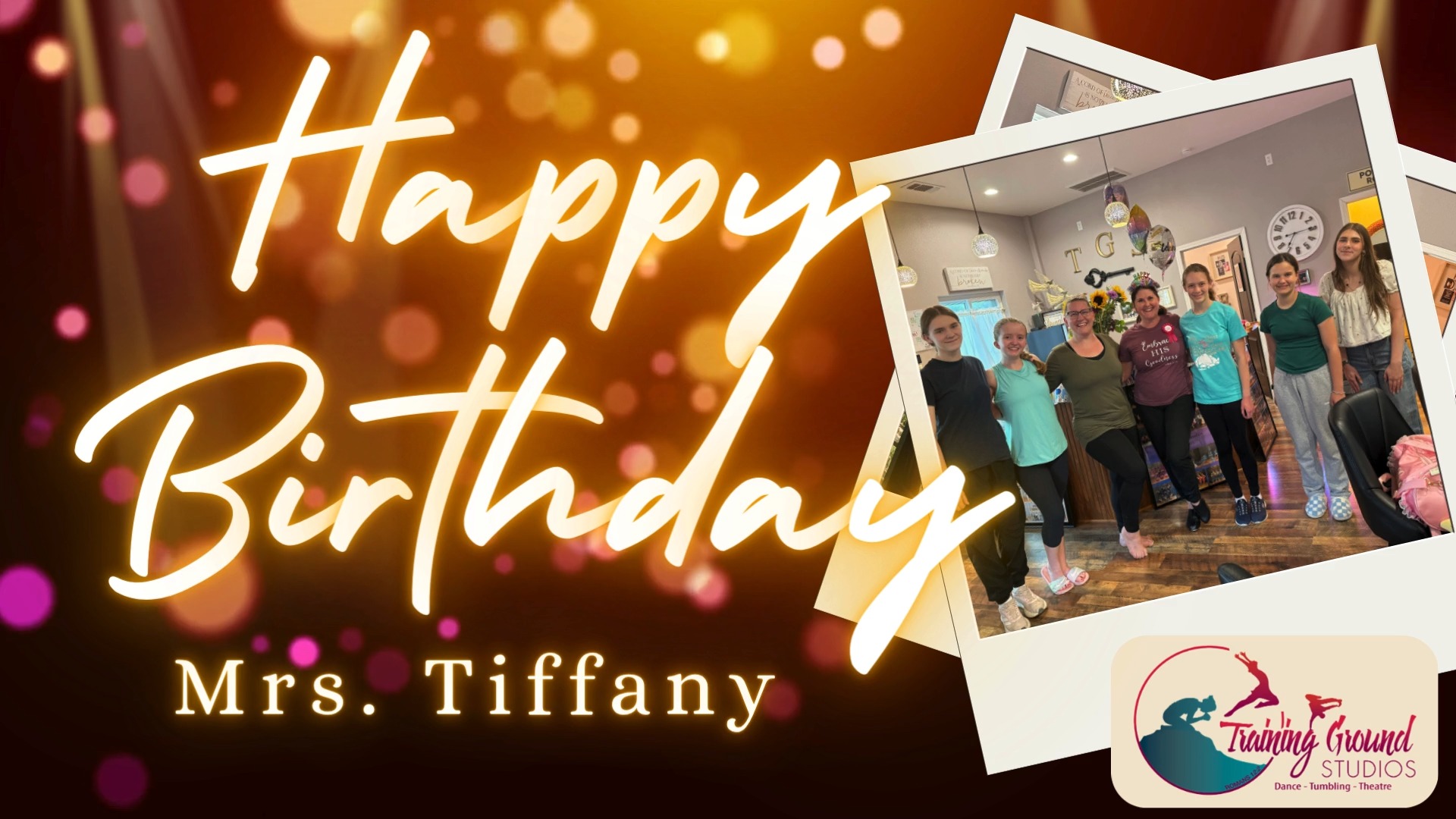 Happy birthday to our Director, Mrs. Tiffany, the heart and soul of Training Ground Studios!
It’s hard to put into words what you’ve built… because it’s so much more than a dance studio. It’s a place where people feel seen, valued, and safe to become who they were created to be - to become who their Creator sees.
Your leadership has shaped countless lives, but it’s your expressive spiritual vision that makes this place different. You don’t just teach dance — you remind every dancer that they have a voice, a purpose, and a story worth telling.
Because of you, we ALL deeply believe that “dance speaks.” It speaks confidence, courage, and identity.
And through your commitment to making the performing arts accessible to ALL people, you’ve created something truly rare and beautiful — a place where everyone belongs.
Your impact goes far beyond the studio... it lives in the hearts of every life you’ve touched.
We are endlessly grateful for you.
Happy birthday, Mrs. Tiffany! We love you!
