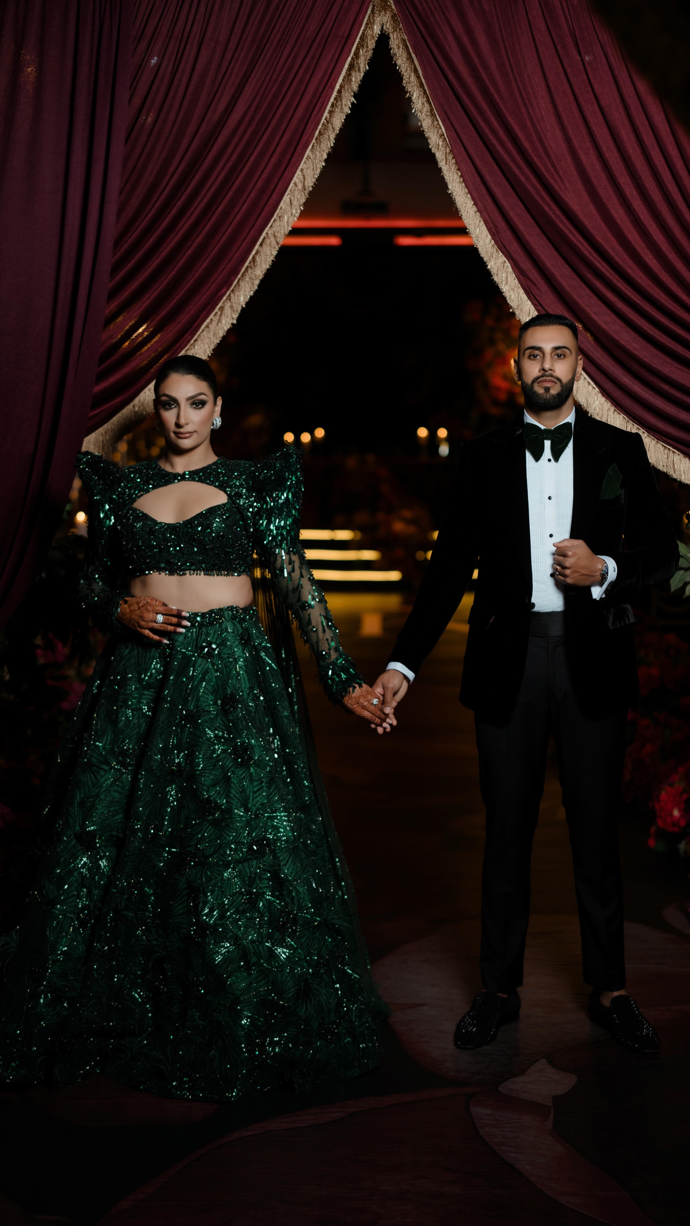 Reintroducing reception design
darker, richer, and unapologetically bold.
Every detail designed to be felt, not just seen.
Design, Decor & florals @universaldecor
Beautifully captured by @theisleofcolors
Venue @ariaconventioncentre
Bridal outfit @borahoneys
Mua @aquarius_art81 @wispybeautyy
Our stunning couple @kparmarr @sgarcha_
Dj @aftershockroadshow
Vinyl Design @digitallytailored
Portraits @royalebooth
#weddingdecor #luxurywedding #weddingreception #eventdesign #eventstyling