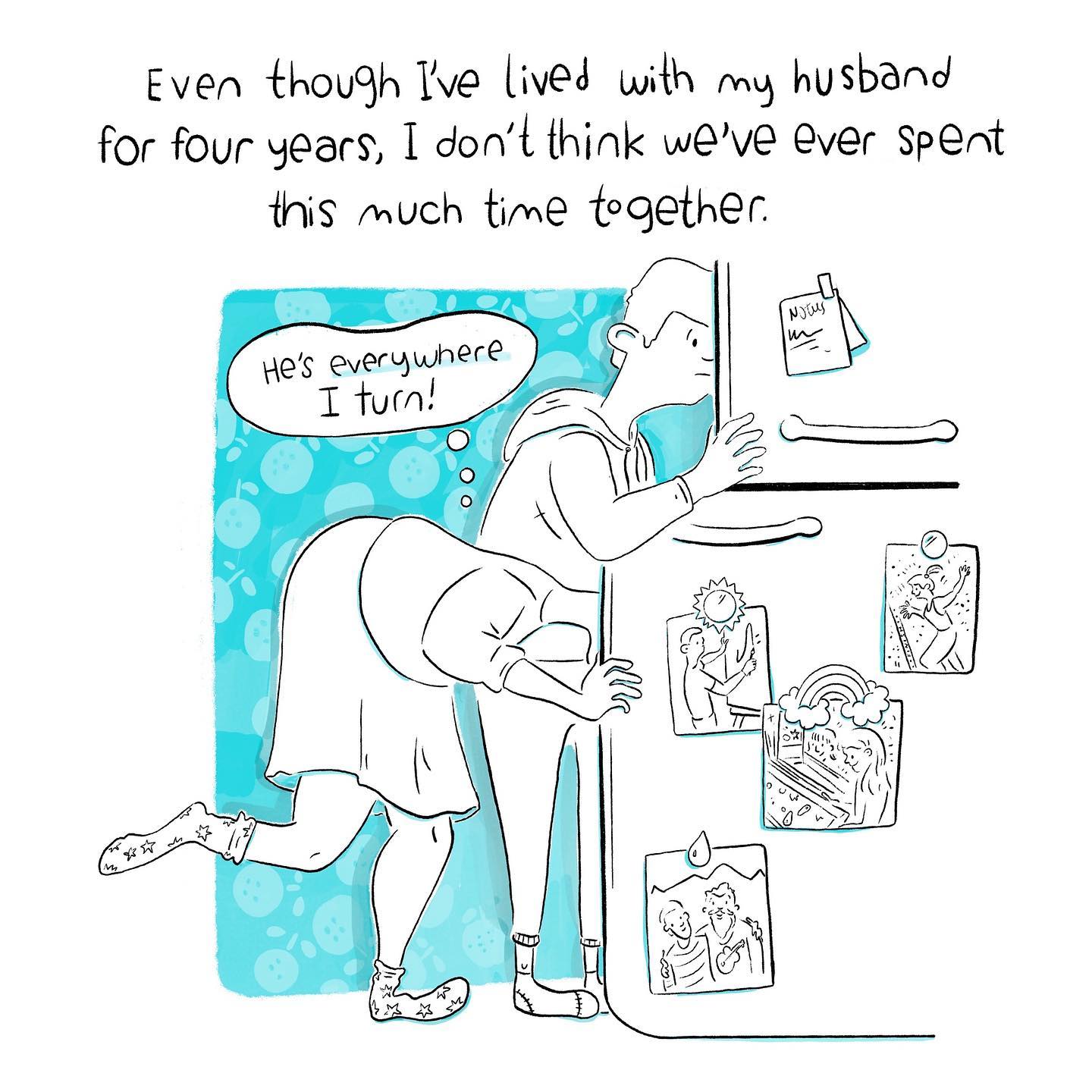 In case you missed our latest comic on @thelilynews here it is! Thank you to AD extraordinaire @rachelanneorr and her wonderful team โค๏ธ Times are tough, but finding little ways to connect can help us through โ
.โ
.โ
.โ
#thelilynews #washingtonpost #womenwhodraw #womenwithpencils #illo #socialdistancing #quarantine2020