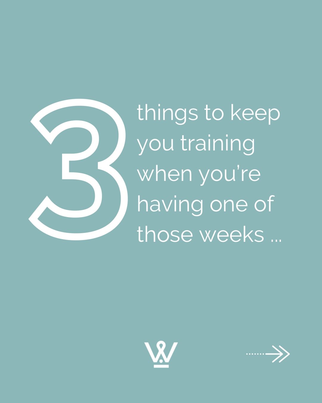 📌 Save this as a reminder for the next time you’re in the depths of juggling workouts & the chaos of life 🤪