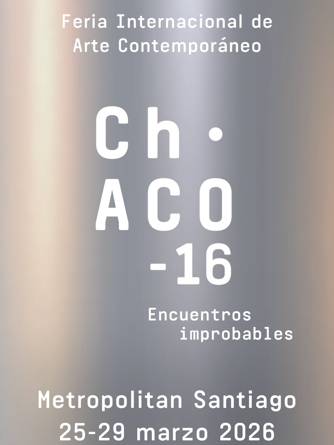 Animadíssima de expor no Chile!!!