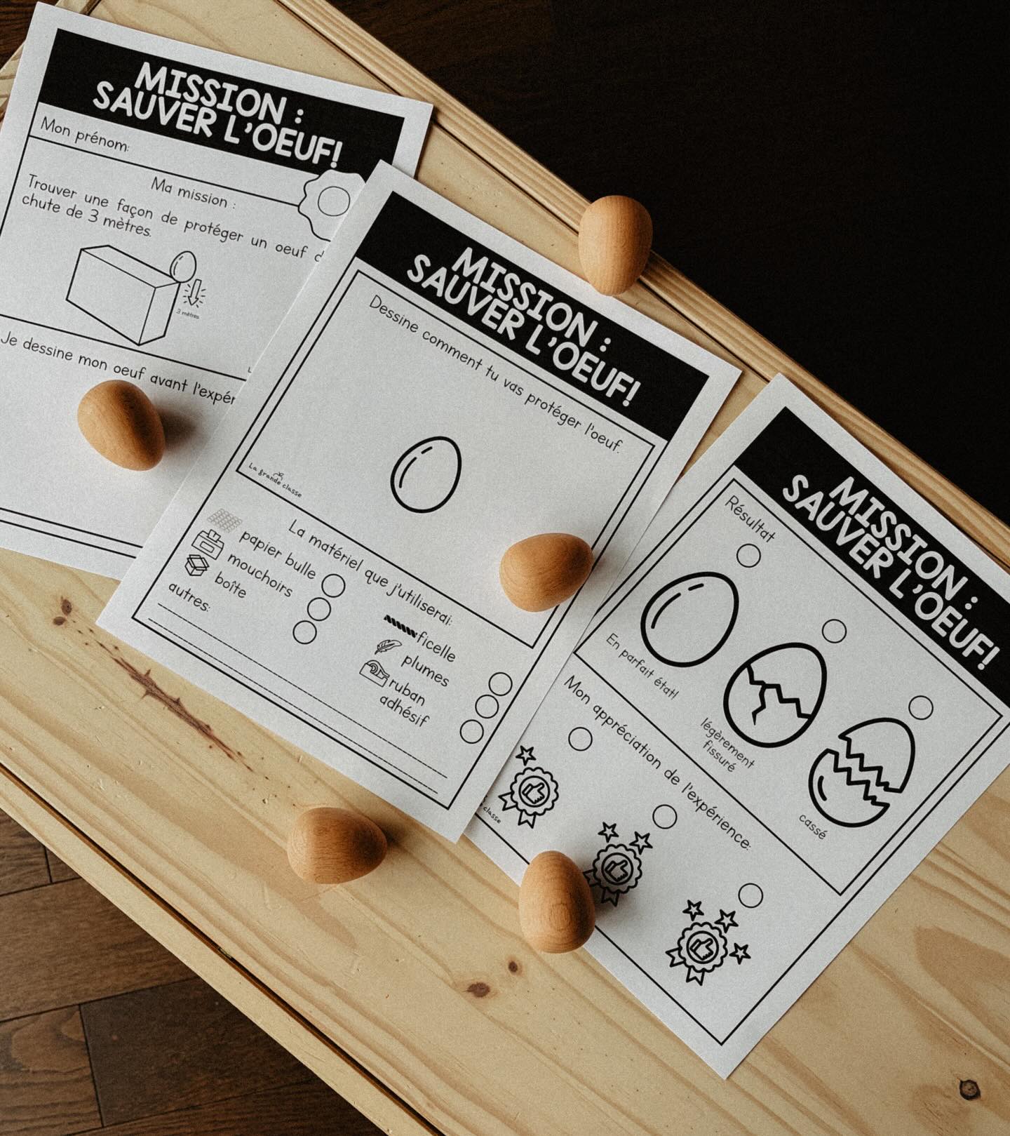 Mission : sauver l’œuf! 🥚
Comment protéger un œuf pour qu’il ne casse pas en tombant? 👀 💭
J’ai vraiment envie de rendre les sciences accessibles au préscolaire, avec des activités simples qui amènent les enfants à observer, réfléchir et expérimenter! 👩🏽🔬
* J’ai aussi créé d’autres ateliers « sciences au préscolaire » qui pourraient vous plaire:
🌱 Le journal du jardinier (expérience du haricot)
🧲 L’atelier magnétisme
🍎 Flotte ou coule avec la pomme
De belles premières expériences scientifiques, adaptées aux tout-petits. ✨
Disponible au grandeclasse.com
#sciences #prescolaire #experience #enseigner