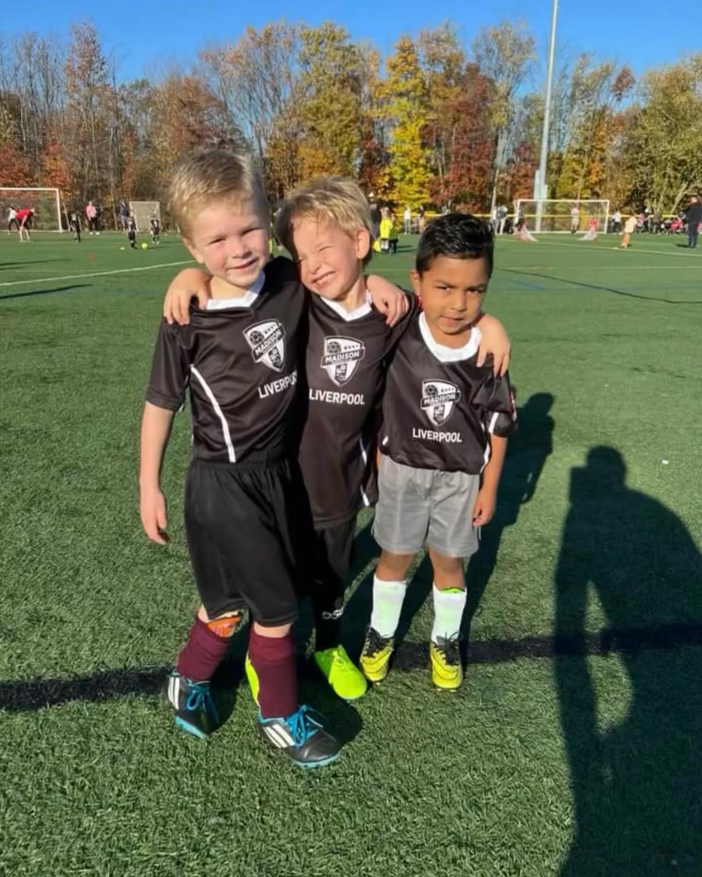 Our Pre-K and K players having fun on a beautiful day for the MSC recreation tournament!#madisonnj #madisonhardingsoccer #madisonrecreationcomplex