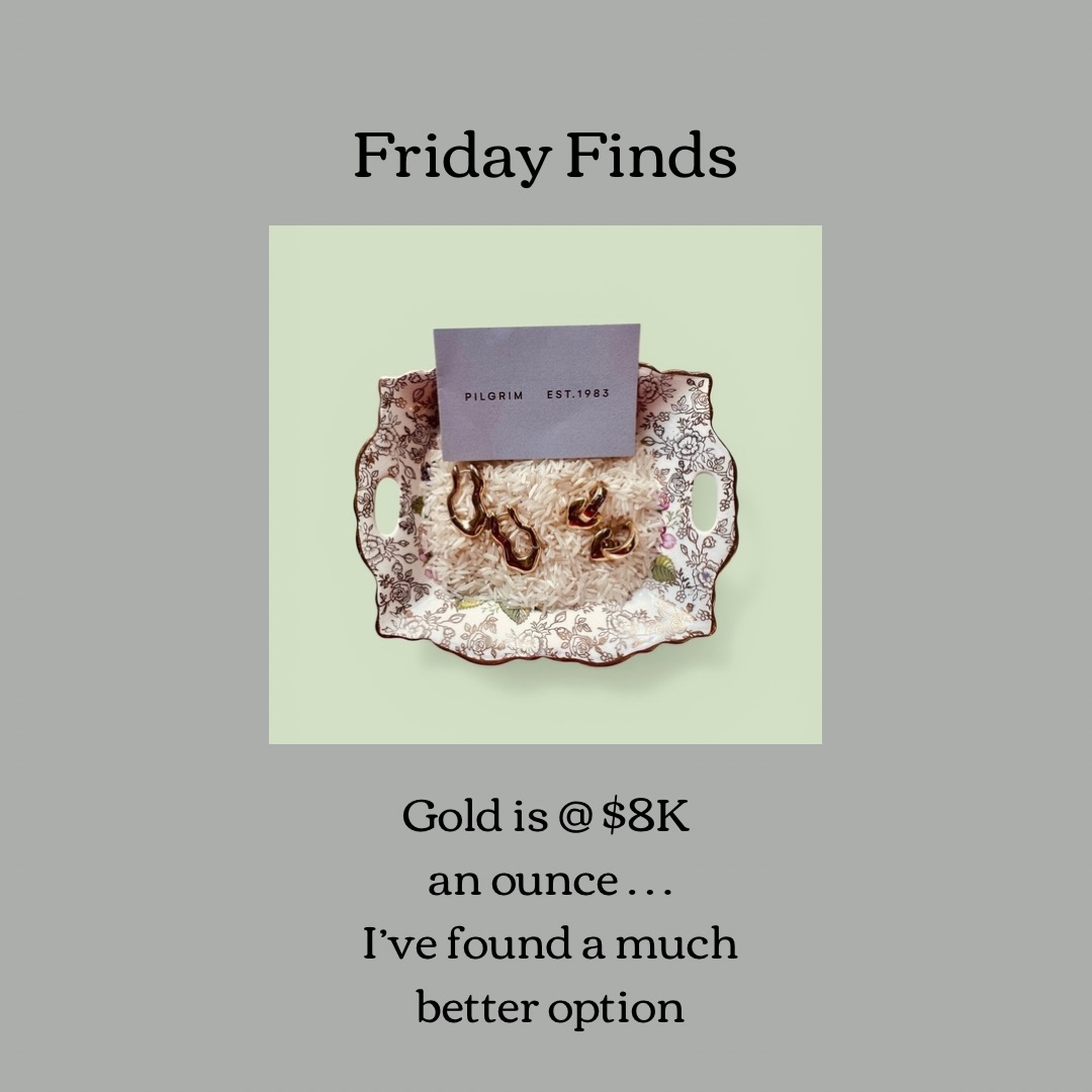 When gold hits nearly $8,000 an ounce, head to your favourite local boutique and find the next best thing.
Pilgrim has been making jewellery by hand, heart, and mind since 1983. Forty years of beautiful, considered design and they’re serious about sustainability too, from solar-powered factories to eco-friendly packaging.
This is jewellery you can feel good about wearing.
As a stylist, I’m always on the lookout for pieces that work hard across your whole wardrobe. These two pairs do exactly that.
They’re the kind of earrings that make you feel pulled together even on the days when everything else feels like a bit of a guess.
Supporting local and finding beautiful things? That’s my kind of Friday. 🖤
As always sharing because I love this product, no sponsorship involved 💛💍
PS I couldn’t find the wiggly hoops on Pilgrim’s website but the heart hoops are still available.
Comment EARRINGS and I’ll send you the link 🔗 to the heart ❤️ hoops
@pilgrim_ausnz
#justlikeyouaotearoa
#personalstylistnz
#fridayfinds