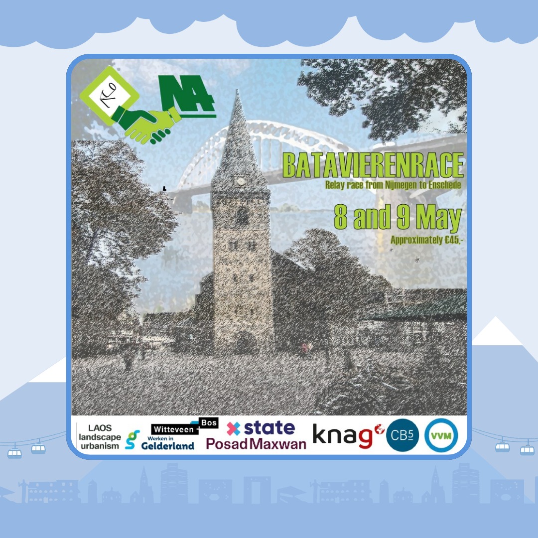 The board challenges you! 🫵🏼
Participate in the world's biggest relay race 🌍 : run a few kilometres 🏃♀️, drink a few drinks 🍻, and most importantly have fun! 😜 Besides, the Batavierenrace also concludes with the biggest student party of the BeNeLux!
Are there any reasons not to do it? NO! ❌
Can the distance be a reason not to do it? NO! ❌ You can run between the 2.5 and 10 kilometres, which means, YOU CAN DO THIS! 🏆
Can money be a reason not to do it? NO! ❌ It only costs 45+ euros, leaving enough money for other things... 🍻
Can the date be a reason not to do it? NO! ❌ It will take place the 8th and 9th of May 🗓️
Can the register-progress be a reason not to do it? NO! ❌ It's so easy, just fill in the form: https://forms.gle/vx9rH3YkqF2x76EZ8
‼️Registration closes april 17th‼️