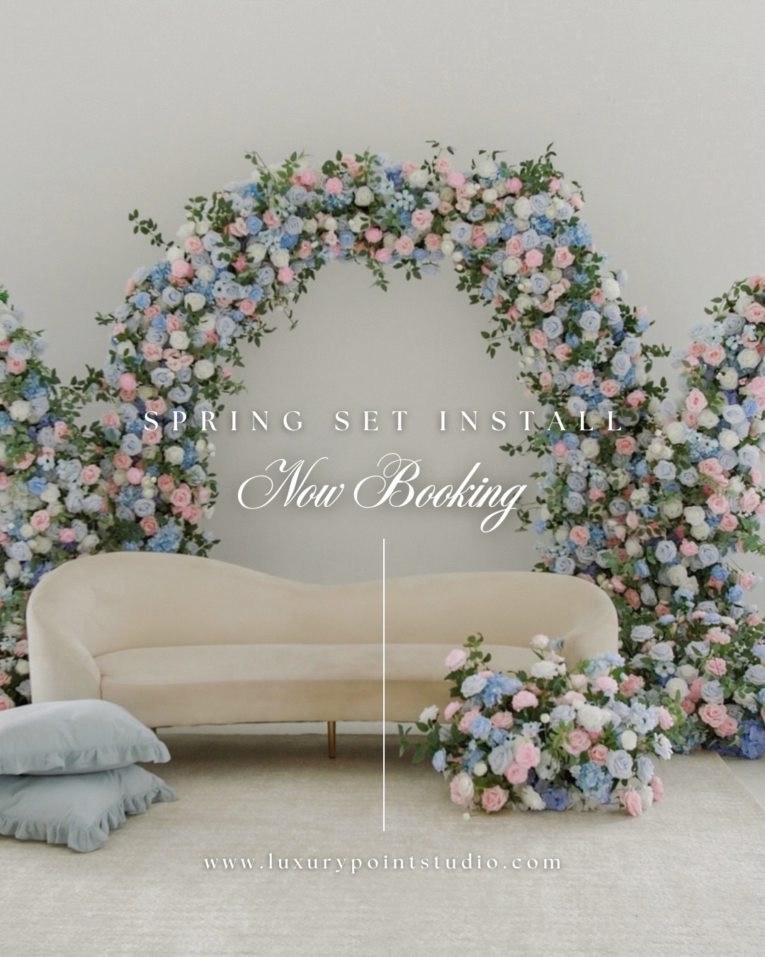 Spring has officially arrived at the studio 🌸💐
Stay here for our dreamy Spring Install! Featuring BOTH our blue couch and white couch plus access to all additional seating throughout the space for endless creative options.
This setup is only available now through May 2, so please don’t wait!
Who already secured their session? 👀 Which color couch you love more blue or white 👀?
✨ Want the remaining availability?
Comment “SPRING” below and we’ll send you the open slots!
And don’t forget to follow us for more exclusive sets + early access 🌿
#jacksonville #jacksonvillephotographer #studiominis #springphotography