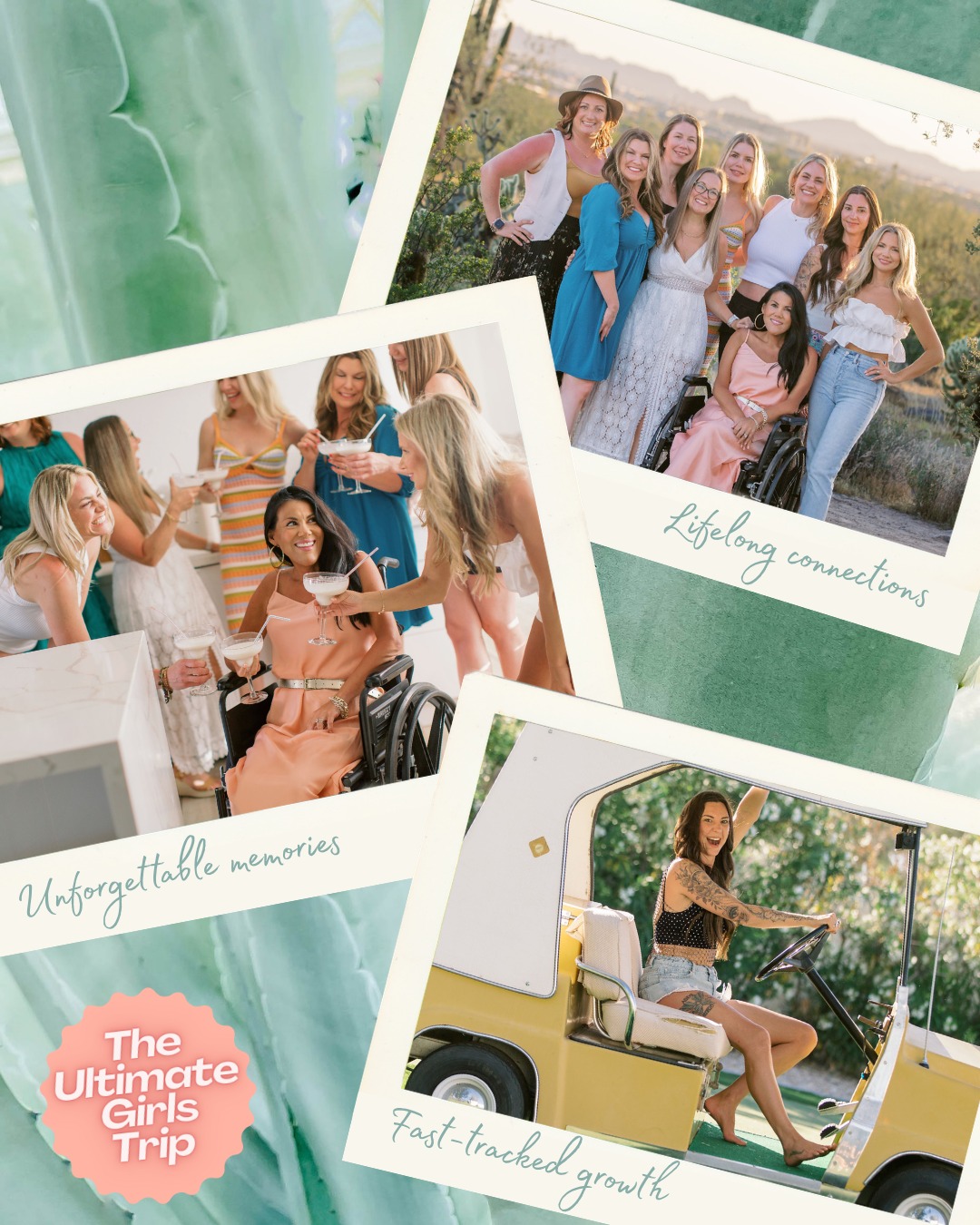 Unforgettable memories. Lifelong connections. Fast-tracked growth… yeah, we do all that.
But also?
We laugh way too hard.
We hype each other like it’s our full-time job.
We have those “wait… this just changed everything” moments in between pool dips and late-night chats.
This is what happens when ambitious women get in the same room — magic, momentum, and a whole lot of main character energy!
Come for the vibes, leave with the friends, the clarity, and the next-level version of you.
UGT isn’t something you explain… it’s something you experience.
Ready to make memories you’ll never shut up about?
DM us or join the waitlist
#ultimategirlstrip #girlstrip #bizbesties #empowerwomen #businessmastermind
