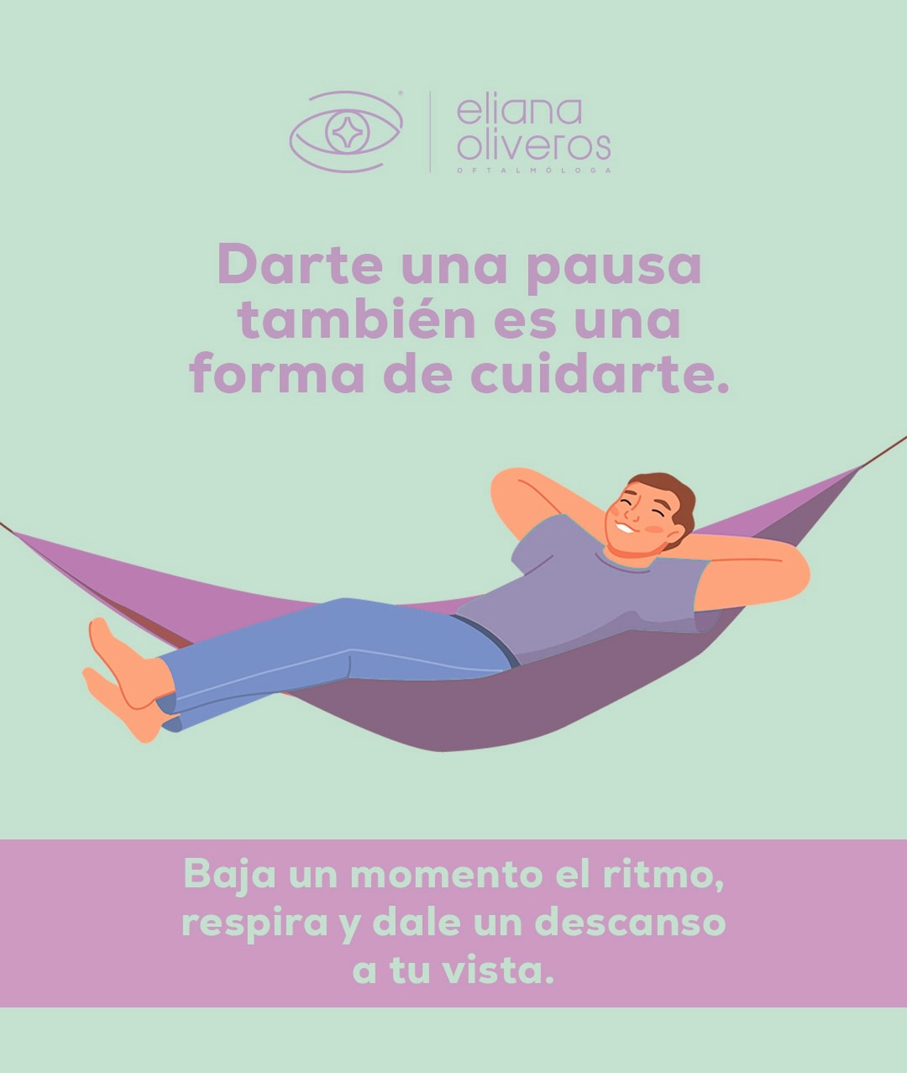 En medio de la rutina, tomar un momento para respirar, bajar el ritmo ydescansar la vista puede marcar la diferencia en cómo te sientes😌🍃
👉Pequeños hábitos que cuidan tu visión
también cuidan tu bienestar👁️✨
