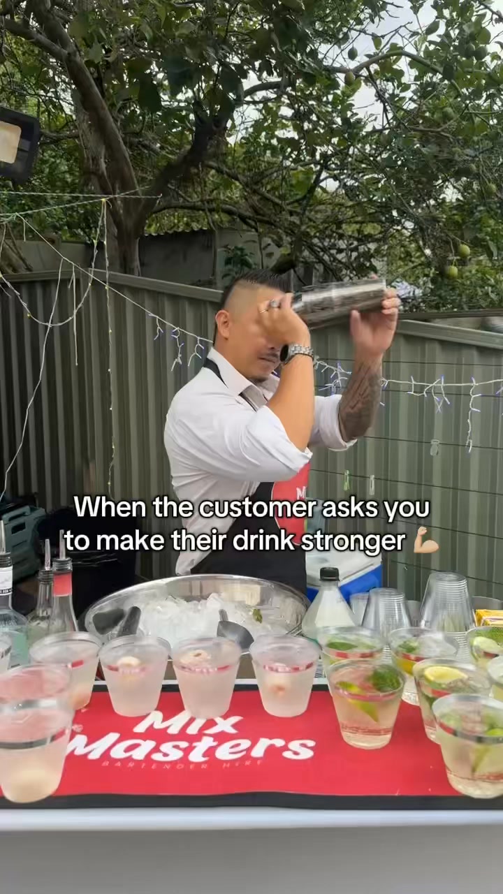Stronger drinks? No problem 🤪
•
•
•
#sydney #sydneyparties #bartending #barlife #barhumor #cocktails #party