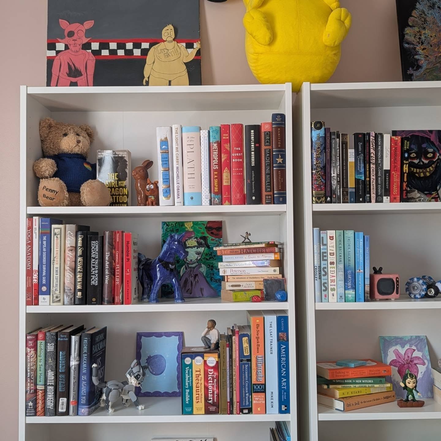 A moment of appreciation for this art room project because:
1) All the whimsy details
and
2) Heather's ability to make a Pinterest worthy bookshelf Every. Single. Time. 👌🏽😍