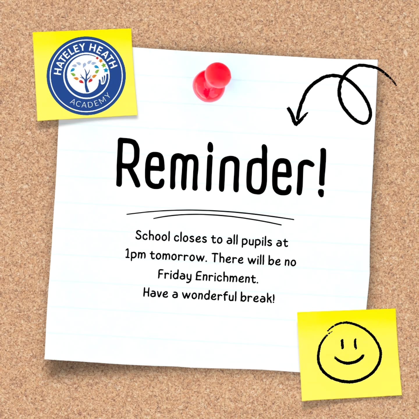 Important reminder about tomorrow 27th March.