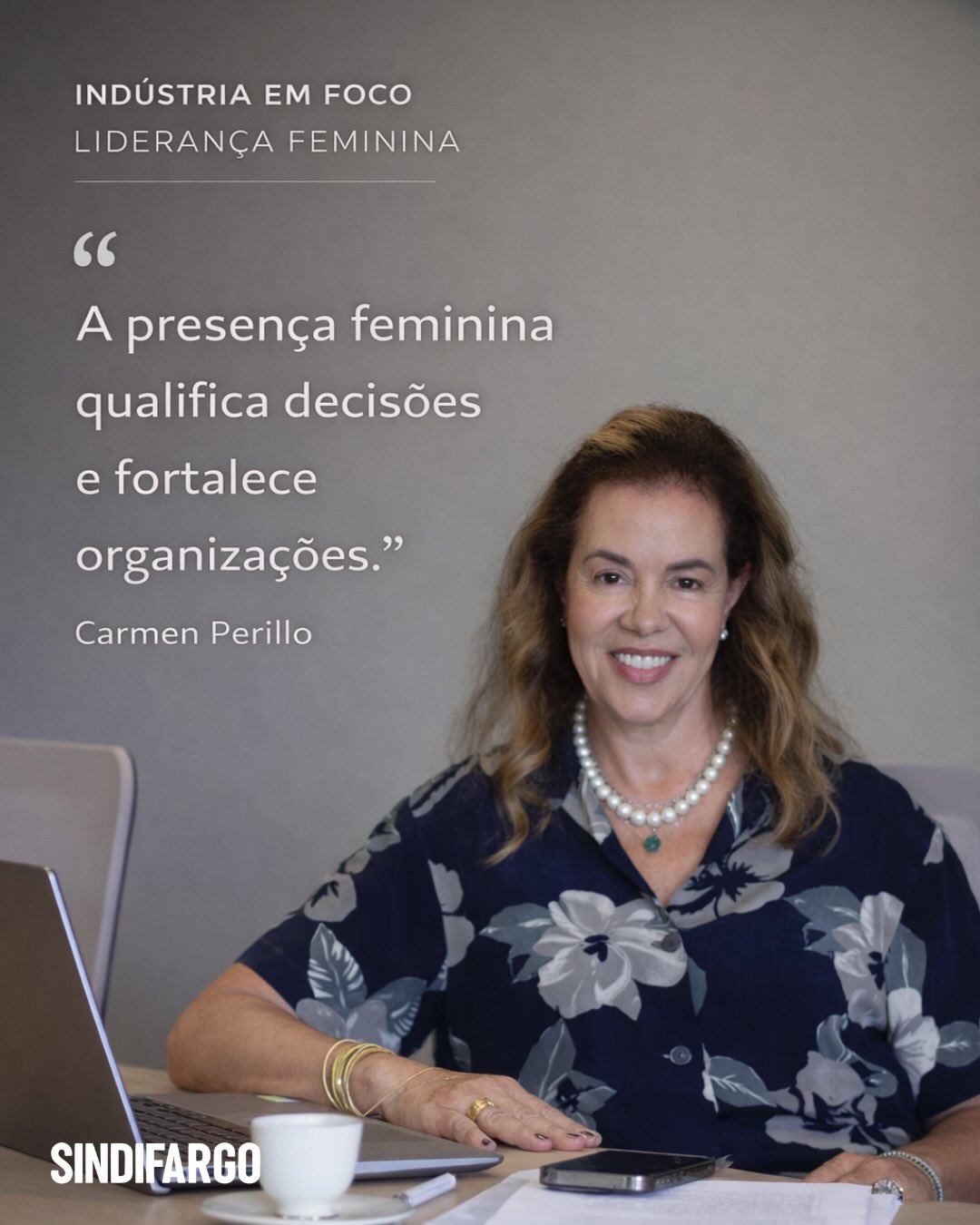 🔍 Indústria em Foco | Liderança Feminina
Nesta série especial, o SINDIFARGO destaca mulheres que são protagonistas de transformação e inspiração em nossa sociedade.
Carmen Perillo, Presidente do Conselho da Halex Star Indústria Farmacêutica e Diretora do SINDIFARGO, compartilha sua trajetória marcada pela experiência, governança e compromisso com o desenvolvimento do setor.
Uma liderança que inspira, fortalece e reforça o papel estratégico das mulheres na construção de uma indústria mais sólida e inovadora.
#IndústriaEmFoco #LiderançaFeminina #MulheresNaIndústria #SINDIFARGO