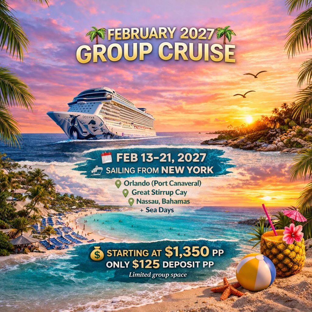 🚢 Ready to escape the cold this winter? ❄️➡️🌴
I’m booking a February group cruise out of NYC, and we already have an awesome group going! 🙌
✨ Great mix of people already booked
✨ You can hang with the group or do your own thing
✨ I help with all the planning so you don’t have to figure it all out
💸 Right now half off deposits are back…ONLY $125 per person!!
If you’ve been thinking about getting away somewhere warm, this is such a fun and easy option. You can lock it in now and just make payments over time 🙌
For my local people, I’m also working on optional group transportation + a hotel the night before to make getting there a lot easier (especially in February!)
There is still availability, but spots are starting to fill!
📩 Message me or comment CRUISE and I’ll send you all the details!
#CruiseVacation #WinterGetaway #CaribbeanCruise #GroupTravel #TravelDeals