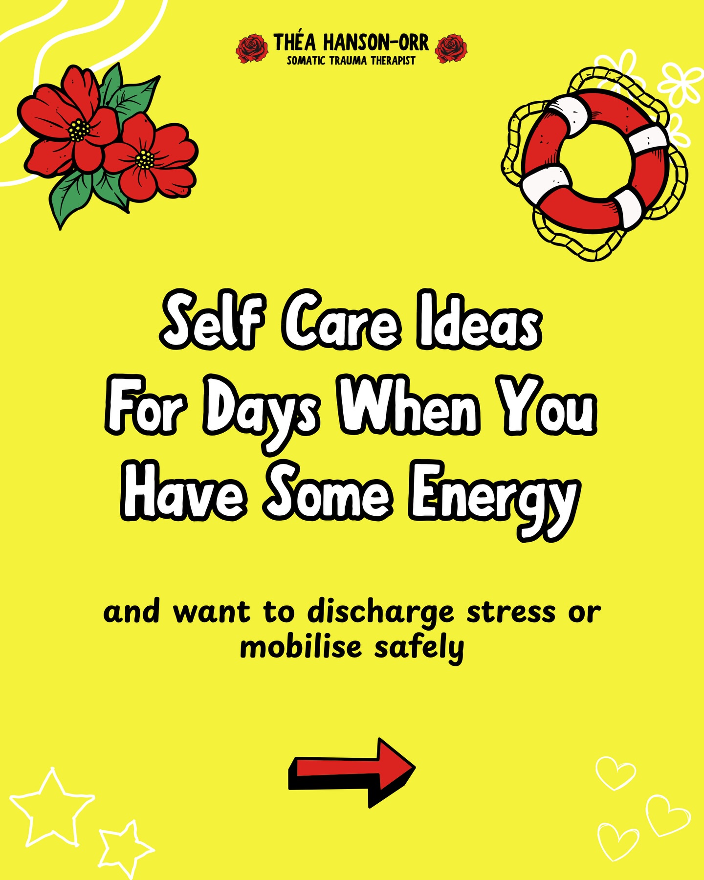 These are my favourite tips to feel safe when I have some energy and want to discharge stress 🫶🏻
#SelfCare #SelfLove #NervousSystemRegulation