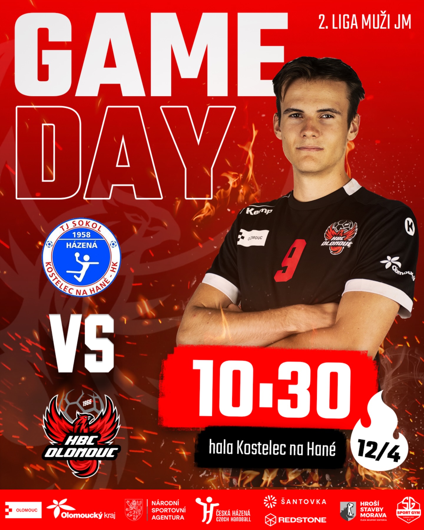 🔥 GAME DAY – VENKU 🔥
Čeká nás další důležité utkání 💪
🆚 Kostelec na Hané
⏰ 10:30
📍 hala Kostelec na Hané
📅 12/4
Držte nám palce ❤️🖤
#hbcolomouc #gameday #venku #hazena #2ligamuzi