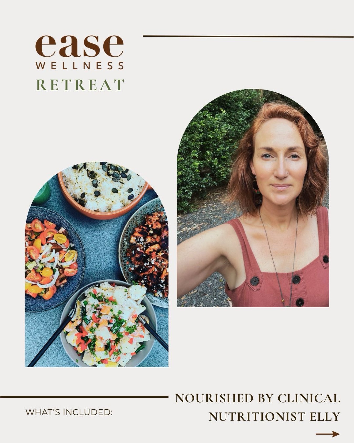 ✨ Meet Elly — Clinical Nutritionist, Health & Harmony Nutrition ✨
One of the most special parts of our upcoming Ease Wellness Retreat is the way we nourish the body — not just through rest and movement, but through intentional, wholefood nutrition. 🌿
Elly brings a beautiful philosophy to her work:
food should be simple, nourishing, and supportive of the body’s natural ability to heal.
Her meals are thoughtfully designed to support:
💛 Gut health and digestion
💛 Energy and nervous system balance
💛 Hormonal and immune health
💛 Overall vitality and wellbeing
This isn’t restrictive or complicated nutrition — it’s grounded, delicious, and deeply supportive.
At the retreat, every meal becomes part of your healing experience.
🌿 Only 2 places remain 🌿
If you’ve been feeling the pull to reset, recalibrate, and step into the rest of your year with clarity and intention — this is your moment.
👉 Visit the easewellness.com.au/retreats for more information
#EaseWellness #WellnessRetreat #NutritionAsMedicine #Wholefoods #KiamaRetreat