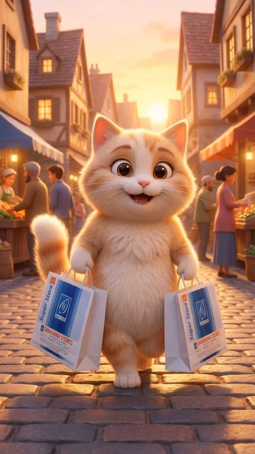 We’ve all been there—you find the perfect deal at Super Saravana Stores, and suddenly everyone wants a piece of the action!
This tiger tried to play it cool, but he forgot one thing: you can’t mess with a cat and its shopping bags.
Sometimes the deals are just that explosive!
#SuperSaravanaStores #CatMeme #PlotTwist #ShoppingBrawl #TigerVsCat #RetailDrama