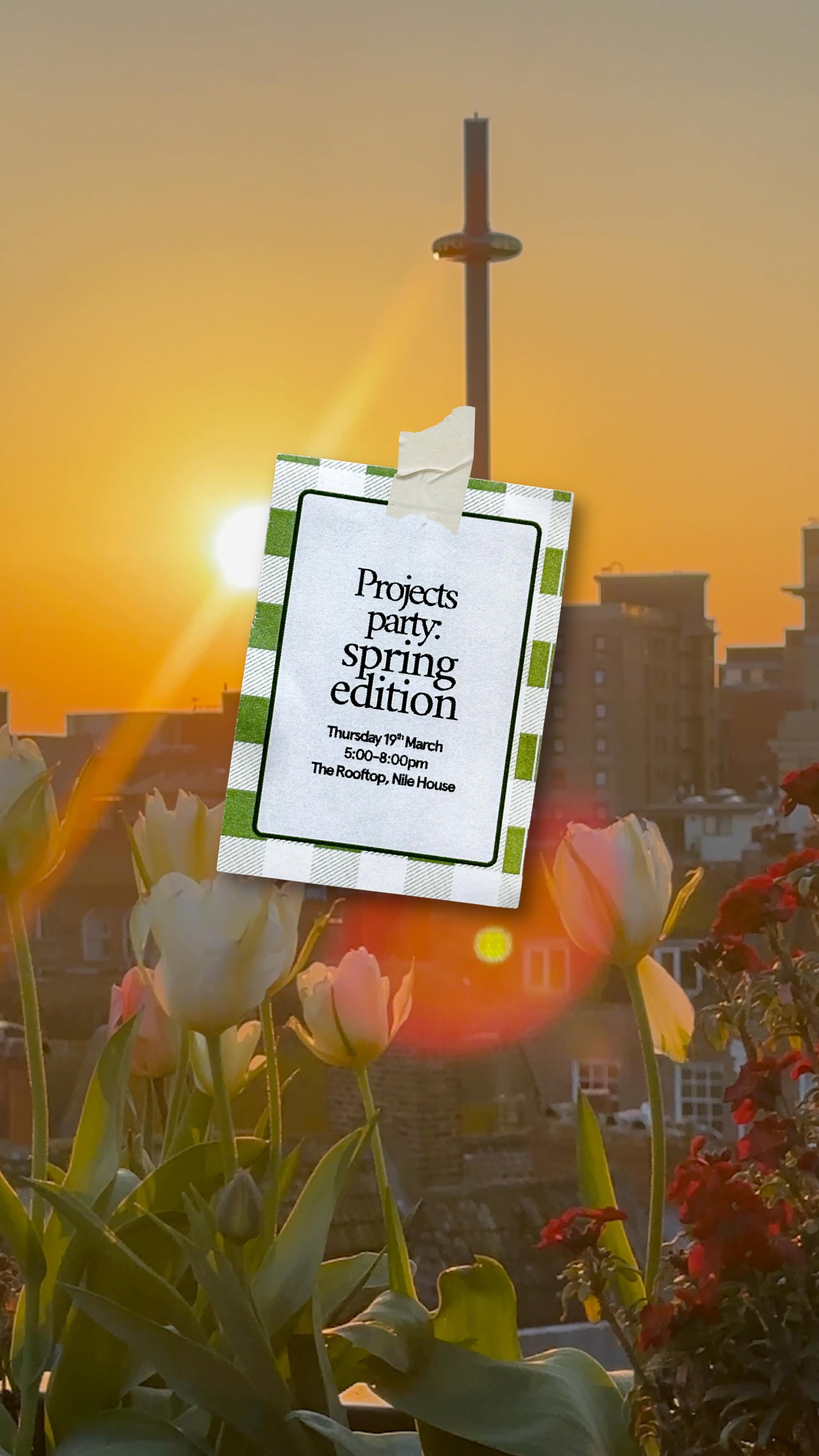 Golden hour was really glowing at our members Spring Party last week. 🌞
It was lovely to get so many of you together and enjoy a drink on the rooftop for the first time this year.
Here’s to many more as Spring rolls in. ❤️