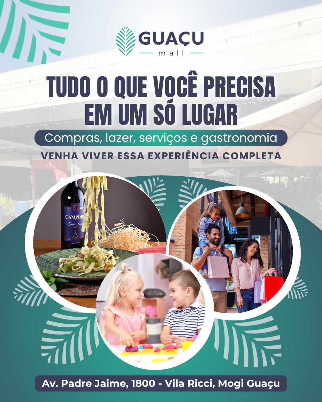 ✨ Tudo o que você precisa em um só lugar!
Compras, lazer, serviços e gastronomia para toda a família.
👉 Venha viver uma experiência completa no Guaçu Mall!
@azulviagensmogiguacu
@mandore.bolsas
@sossuplementosfitness
@skyfitguacumall
@maravilhasdolarmogiguacu
@sakacelulares
@massasdaceciliaoficial
@fabrispumaoficial
@carnesmantiqueiramogi
@mavenbarberco
@eletrica_area
@dubelatomogiguacu
@rest.carnesmantiqueiramogi
@marcenaria.loft
@graoebrasaguacu
🚩Av Padre Jaime, 1.800 - Vila Ricci, Mogi Guaçu - SP
#compras #mogiguaçu #comprasmogiguaçu #comprasmogimirim
MRC BRASIL MARKETING