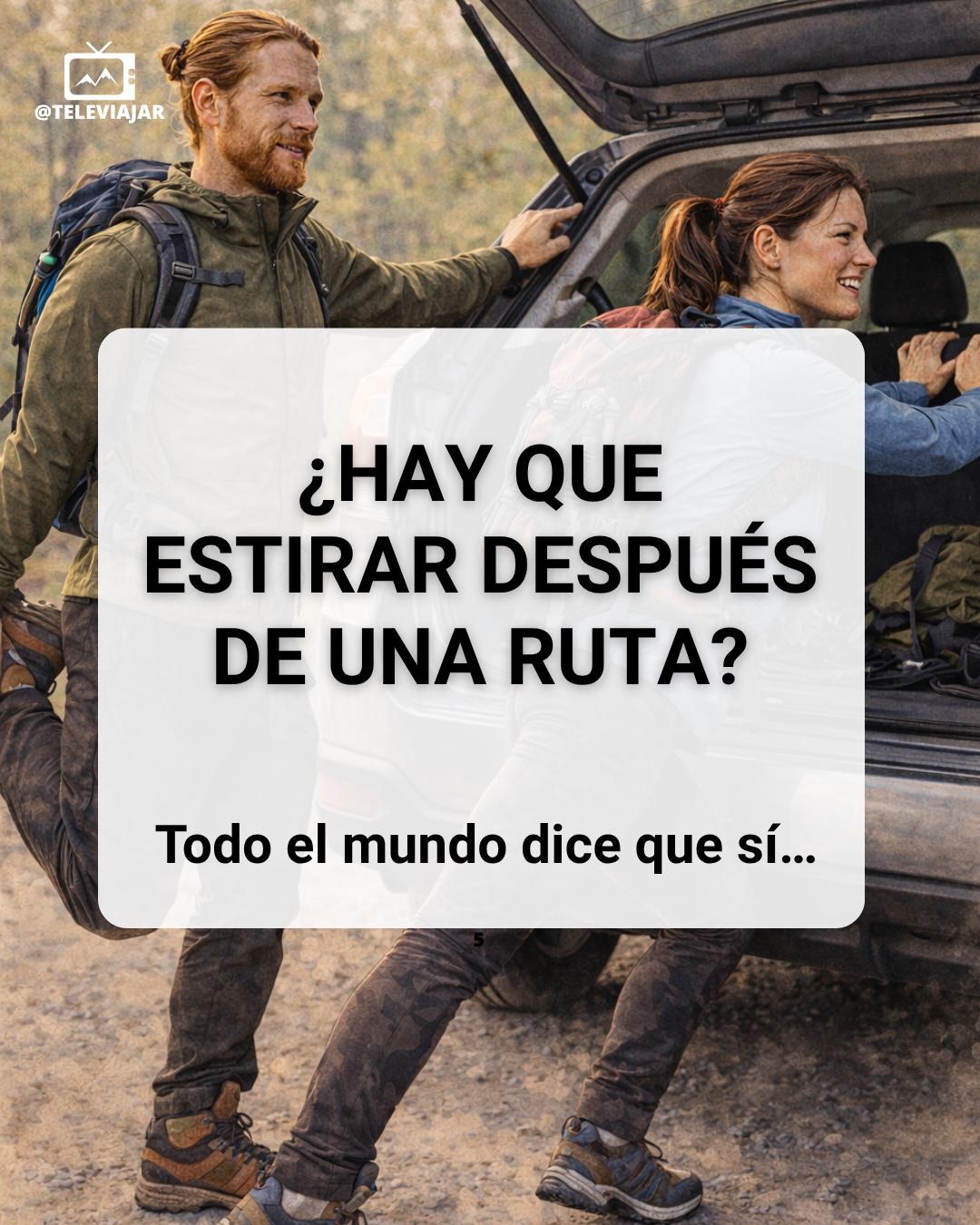 Hay cosas que hacemos en la montaña porque “siempre se han hecho así”.
Estirar después de una ruta es una de ellas.
Y tiene sentido.
A todos nos han dicho que sirve para evitar agujetas, prevenir lesiones o recuperar mejor.
Pero cuando miras la evidencia con calma, el mensaje cambia bastante.
🔍 Por ejemplo:
El meta-análisis de Herbert & de Noronha (2007)
analizó si estirar antes o después del ejercicio reduce las agujetas.
👉 Conclusión: el efecto es prácticamente inexistente.
Otro meta-análisis muy potente, de Lauersen et al. (2014), comparó diferentes estrategias para prevenir lesiones.
👉 Conclusión: el entrenamiento de fuerza sí reduce lesiones.
El estiramiento, no de forma significativa.
En la misma línea, la revisión de Small et al. (2008):
👉 No encuentra evidencia clara de que estirar prevenga lesiones.
Y sobre recuperación, la revisión de Torres et al. (2012):
👉 Estirar después del ejercicio no mejora la recuperación muscular.
Entonces… ¿estirar no sirve para nada?
No es tan blanco o negro.
La revisión de Behm et al. (2016) muestra que:
👉 Puede mejorar el rango de movimiento a corto plazo
👉 Puede dar sensación de alivio
👉 Puede ayudarte a sentirte más “suelto”
Es decir:
Estirar no es malo.
Pero tampoco es la herramienta que mucha gente cree.
No va a evitar que tengas agujetas.
No va a protegerte de una lesión en la montaña.
No va a hacer que recuperes mejor por sí solo.
La diferencia real aparece en otro sitio.
Cuando tienes fuerza para sostenerte.
Cuando puedes controlar una bajada sin que las rodillas sufran.
Cuando tu cuerpo está preparado para el terreno, no solo para “recuperarse después”.
Ahí es donde todo cambia.
Y ahí es donde empieza la sensación de ir seguro en la montaña.
Si te gusta este contenido SIGUENOS😜🙌
#televiajar