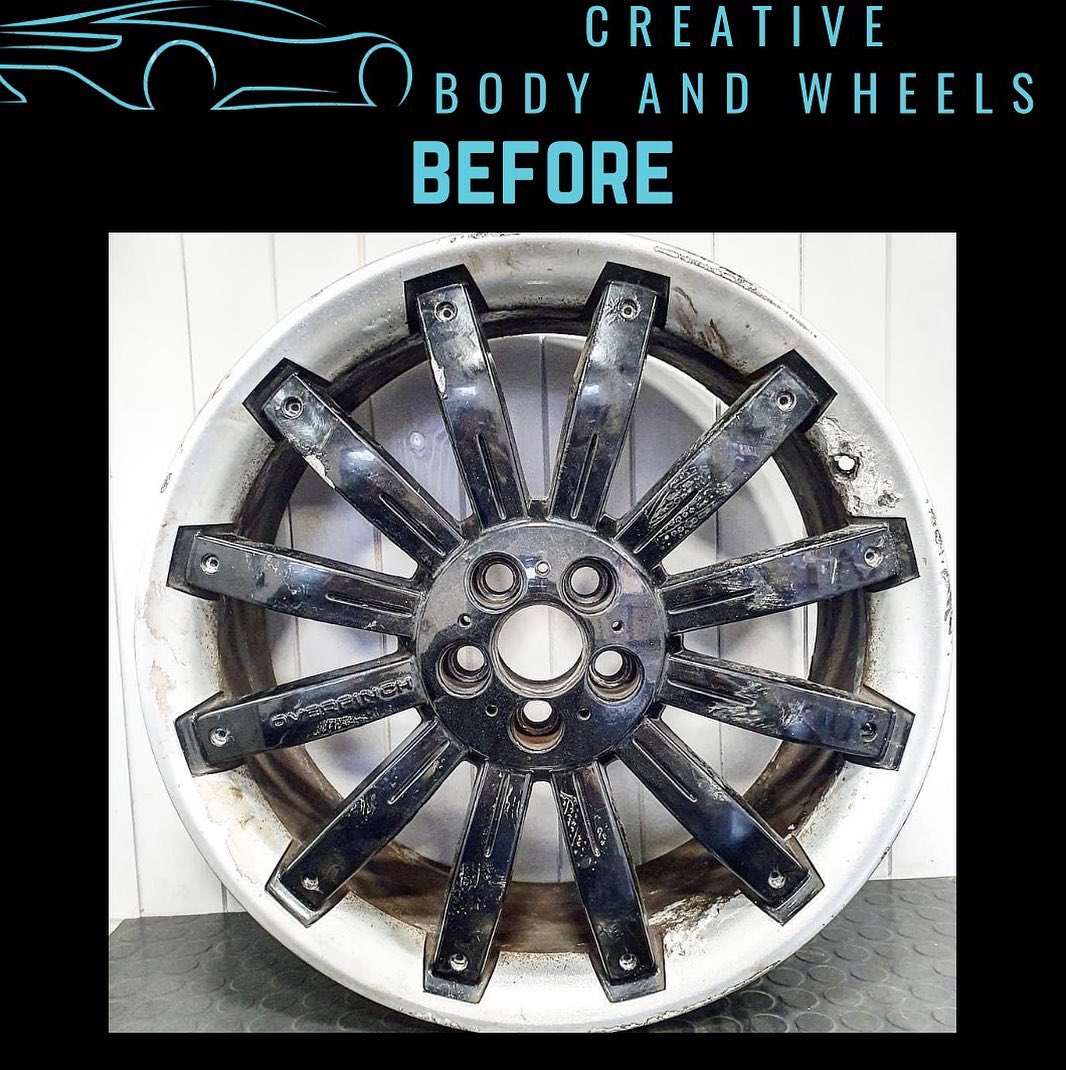 Fresh factory reset for these old Overfinch alloys โ๏ธ #alloywheel #carporn #alloyrims #bodywork #overfinchrangerover #alloyrefurb #alloyrepairspecialist #southwoodford #london