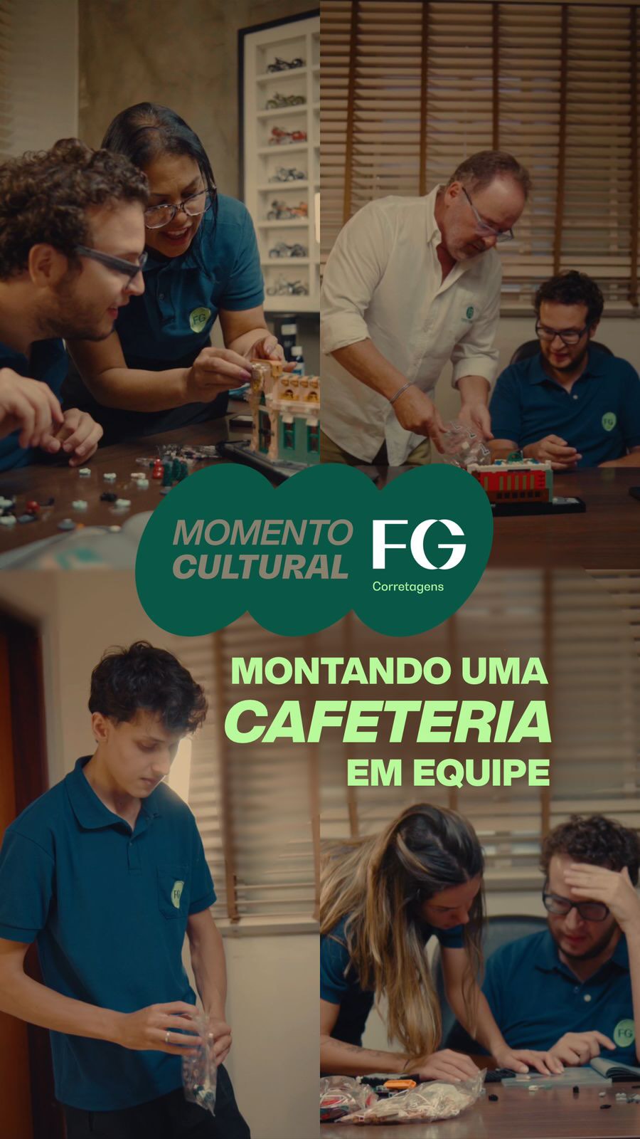Hoje o momento cultural está bem diferente: vem montar uma cafeteria Lego com a gente! #equipe #dinamica #lego
Enquanto vamos encaixando as pecinhas, vou te contar porque que “café nunca foi só café “… Café é encontro, cultura, história.
Como uma brincadeira pode ensinar tanto para gente,né? Para entender de café tem que saber muito mais do que somente sobre o sabor.