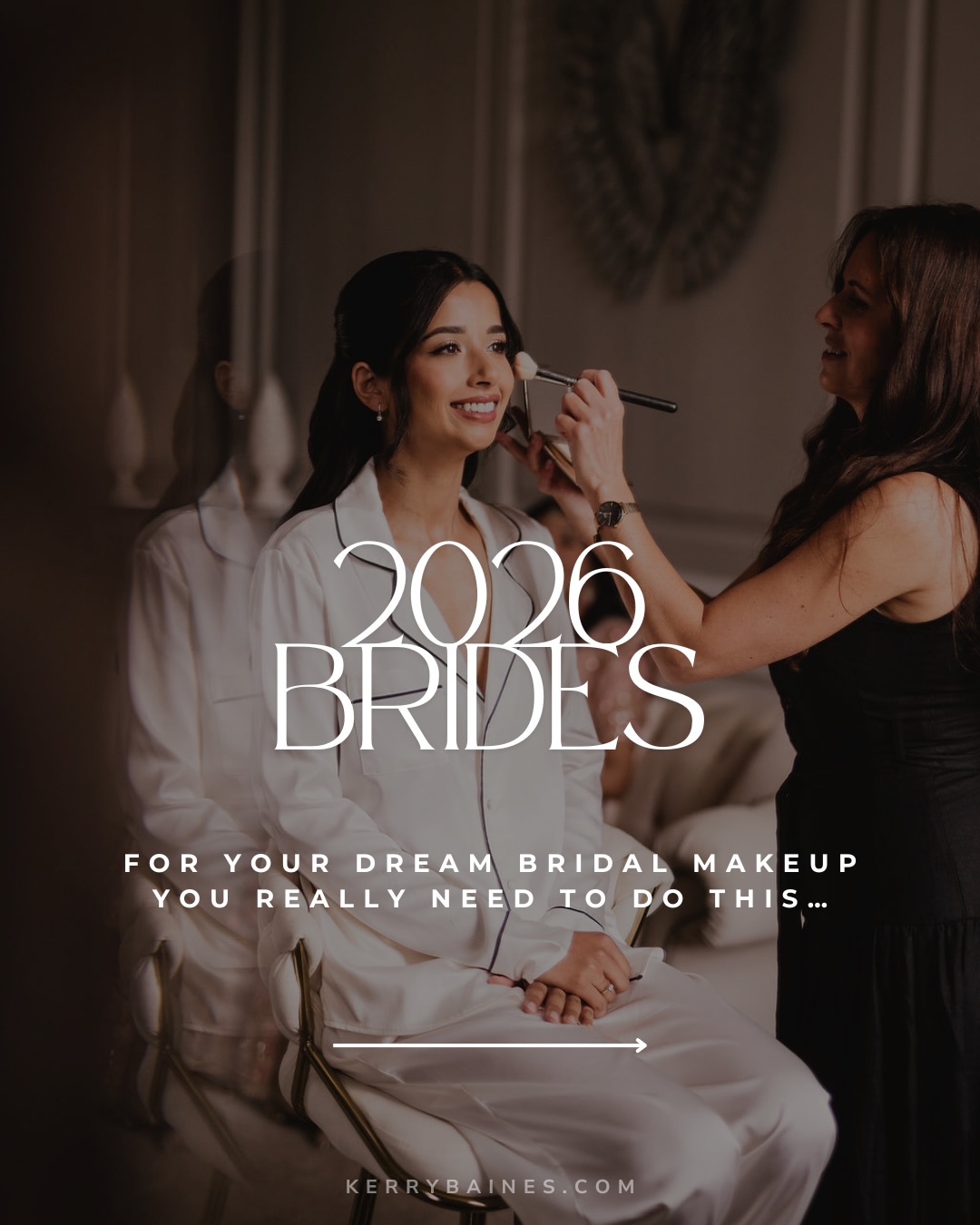 The better the skin, the better the makeup✨
So brides, start your skin prep now and reap the rewards on your special day 🤍
Get in touch if you’re still looking for your Bridal Hair & Artist & would like to check my availability.
contact@kerrybaines.com
www.kerrybaines.com
West Midlands, UK, Worldwide
#bridestobe #2026bride #bridalmua #bridalskinprep