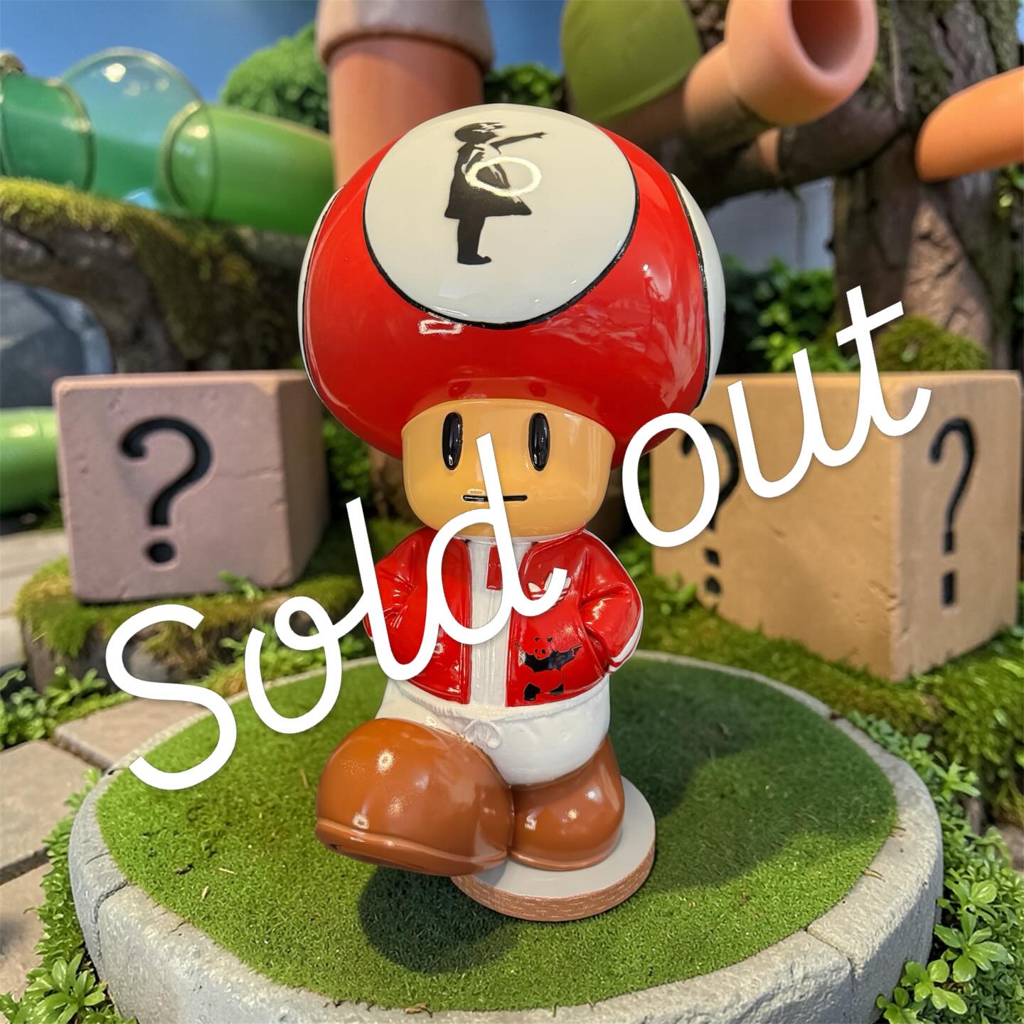 Merci Capucine 🙏 à bientôt 👋 #sculpture #céramique #mariobross #banksyart