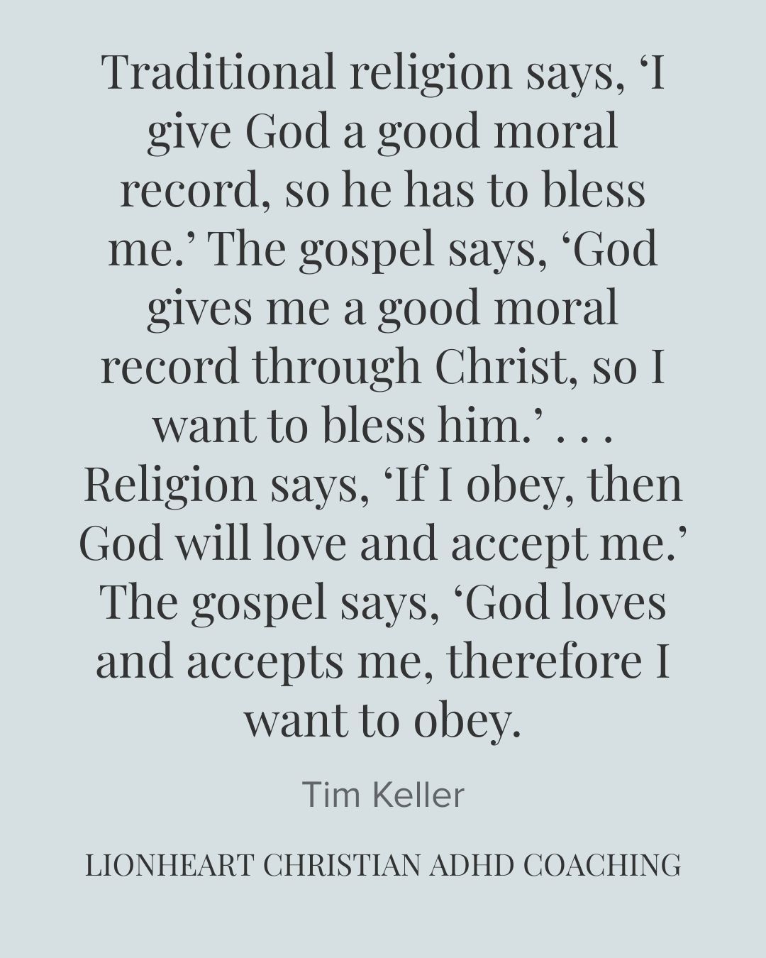 Religion says obedience earns love, but the gospel says love produces obedience out of grateful heart that is in awe of being saved from the horrors of sin.
If ADHD has tangled effort with worth, coaching can help you relearn obedience from grace.
Book a discovery call.