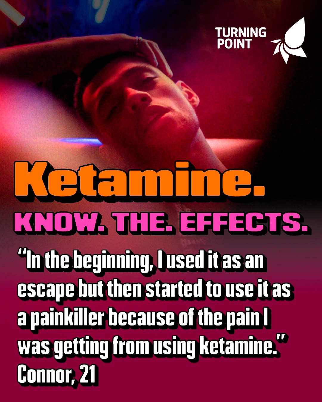 With ketamine use rising across the UK, many people don’t realise how quickly physical and mental health problems can appear with regular use.
Turning Point are launching their Ketamine Harm Reduction Campaign - Know Your K this week. It has been developed with input from staff and people with lived experience. Head to their campaign page to find out more https://www.turning-point.co.uk/know-your-k
#KnowYourK #KnowTheEffectsOfKetamine #SaferChoices