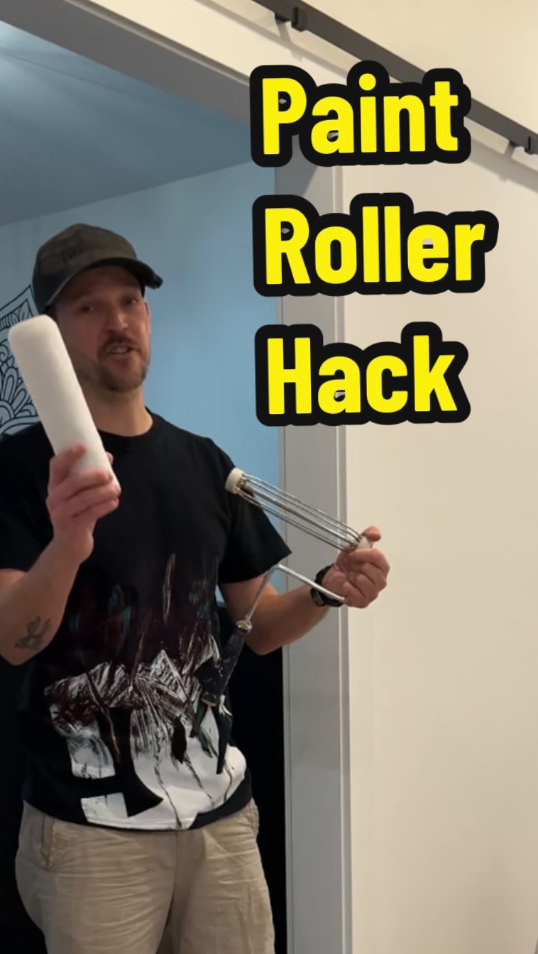 Paint Roller Hack #thetoolpulse #viralhacks #diy #fyp #tooltips