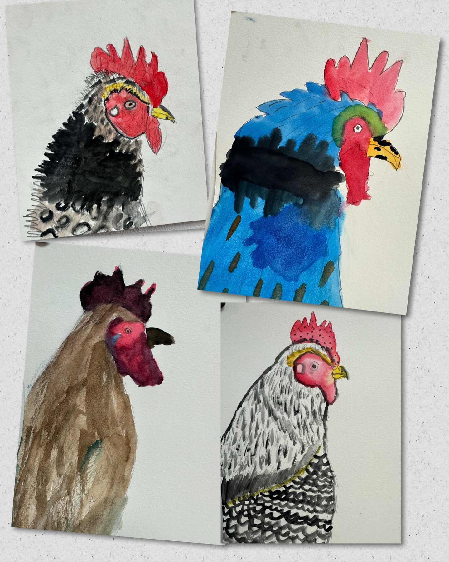 In My age 7-9 art education class , we discussed observational drawing. Really looking and observing the details of your subject. We also used different kinds of line, shapes and colors. Yet it’s important to also use self expression. We all used the same reference image of a rooster- and my amazing artists observed, created and let their personalities shine through!
Amazing use of critical thinking, self expression and problem solving! Key skills learned in the art room!😊
#artclasseswithmaryshadbolt #artschoolnj #arted arteducation njartclasses denvillenj artmattersnj arthistory colortheory elementaryart dbae crosscurricular elementsandprinciplesofart morriscountynj morriscountyart njart denvillenj nnj @morrisarts @njartassociation @denvillecitylifestyle @dwtndenville