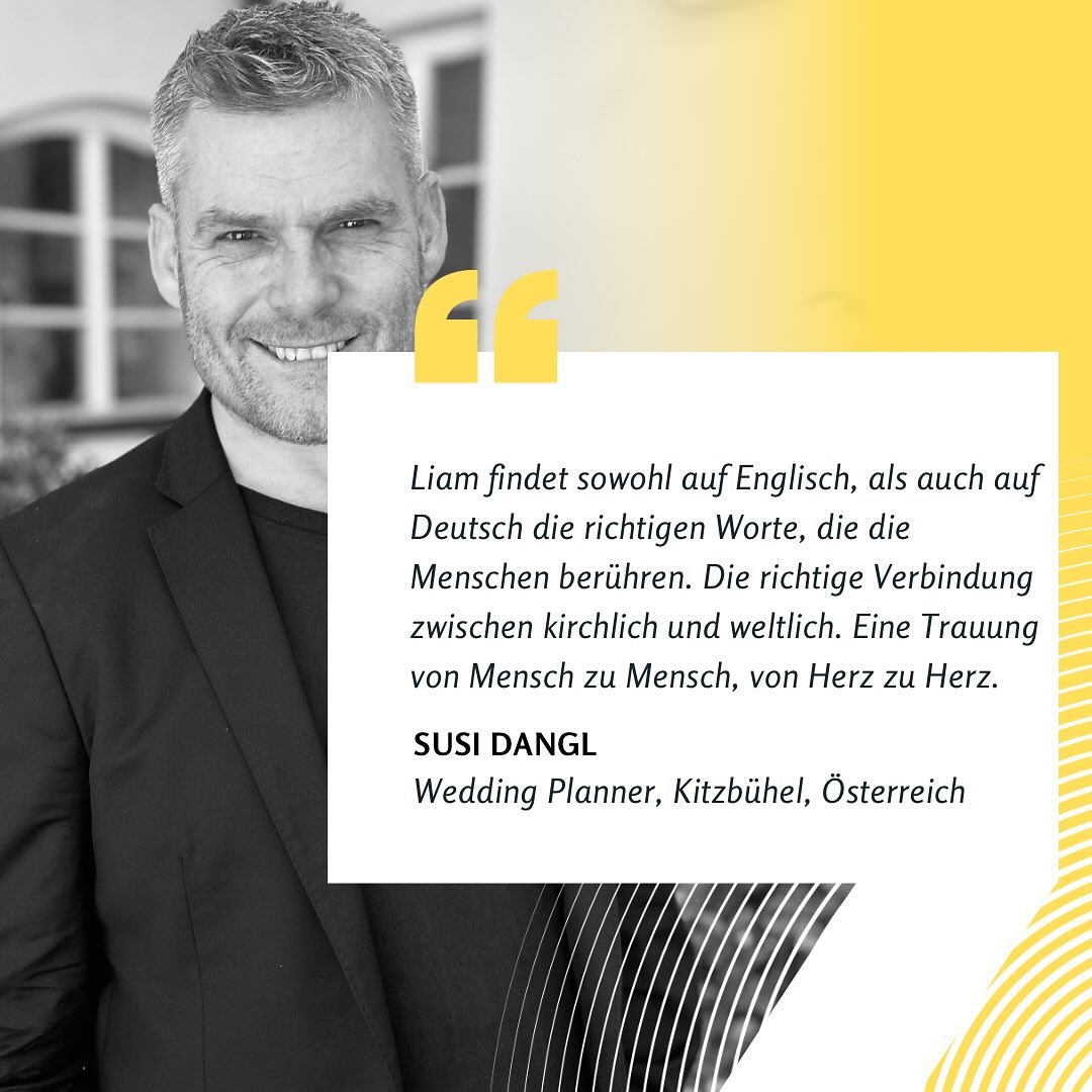 Herzlichen Dank, liebe Susi! 💛🙏
#destinationwedding #wedding #hochzeit #trauredner #weddingspeaker #hochzeitsredner #österreich #austria #bilingual #zweisprachig #kitzbuhel #kitzbühel #alpen #weddingplanner