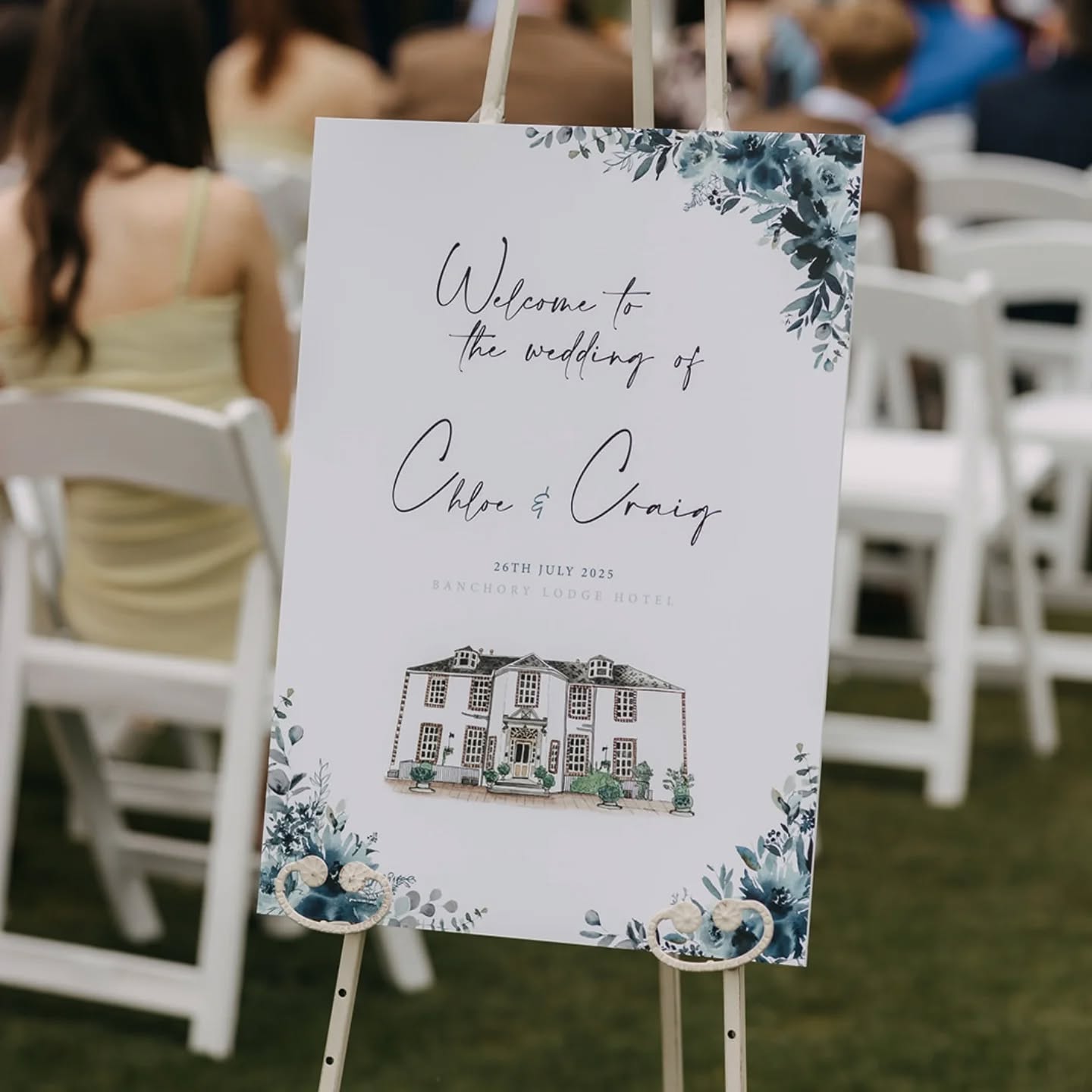 A perfect match in every detail 💙❄️
Chloe & Craig’s wedding signage from our Winter Nights collection… effortlessly elegant and oh so romantic ✨
The soft florals, delicate script and deep navy tones tied in beautifully, even matching the bridesmaids dresses to perfection 💙
Proof that when your stationery flows seamlessly through your day, it creates that truly magical, cohesive feel ✨💌
If you'd love unforgettable Wedding Stationery & Signage, please send me an email or enquire on our website - LET'S MAKE SOME MAGIC 💫
Taking bookings for 2026, 2027 & 2028 💛
www.holliebrucedesigns.com
.
.
.
#weddingstationeryinspo #navywedding #elegantweddinginvites #weddinginvitationdesign #aberdeenshireweddings