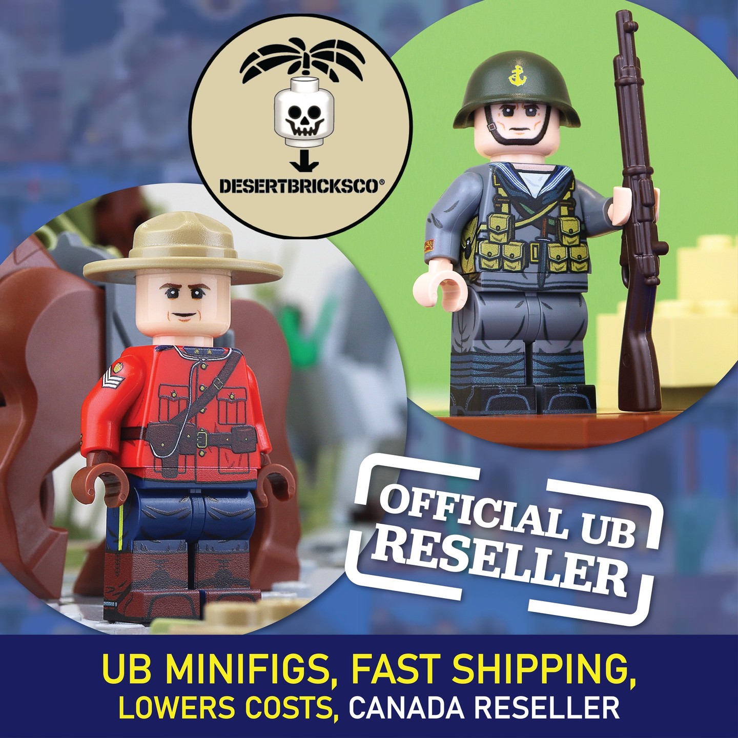 🇨🇦 Calling All CANADIAN United Bricks Fans! 🇨🇦
Exciting news - We have a NEW Official Canada Reseller, Desertbricksco ( @desertbricksco )!
Buying from our Official Canada Reseller means you can get your favourite UB products faster and save on international shipping costs.
👉 Check out the full range here:
desertbricksco.com/brand/unitedbricks
Don’t wait - grab your new recruits today and support your Canada reseller!
-
#UnitedBricks #Desertbricksco #Resellers #CanadaReseller #Canada #UnitedBricksReseller #Minifigures #Historical #WW1 #WW2 #ColdWar #Modern #BrickArms #AFOL #MinifigDrop