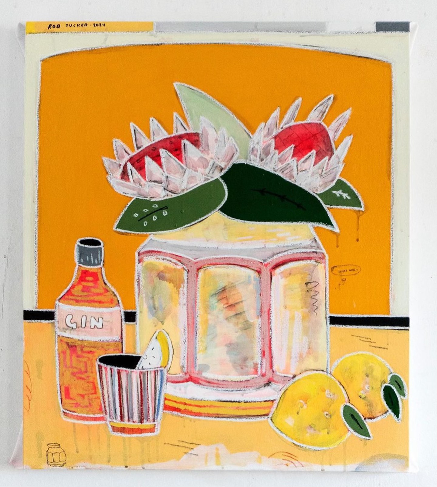 New Zealand artist, Rob Tucker @rob_tucker_paint , creates captivating still-life paintings with a unique blend of oil, graphite, and resin on board. Although his approach may seem simplistic at first glance, his skillful techniques and attention to detail are evident in every stroke.
“I predominately work with paint, which in my application plays a strong sculptural role – constructing and deconstructing the layers with hardware tools. Although I do paint still life, accurately depicting subject matter has never been and will never be my focus. It’s just a vehicle for me to explore mark-making and considered painterly application in an expressive and somewhat imaginary cartoon-like approach.” - Rob Tucker
Tucker expertly combines ordinary objects to form new compositions by layering colors and applying resin. In the background, he strategically builds up planes of tone, creating a sense of depth and dimension. Instead of relying on traditional shading and contouring, he fearlessly replaces them with bold painted lines, resulting in a deliberately naive two-dimensional finish.
.
.
.
#artcollector #artlovers #artInspiration #RobTucker #contemporaryart #painting #art #artadvisory #artconsulting #avecartconsulting