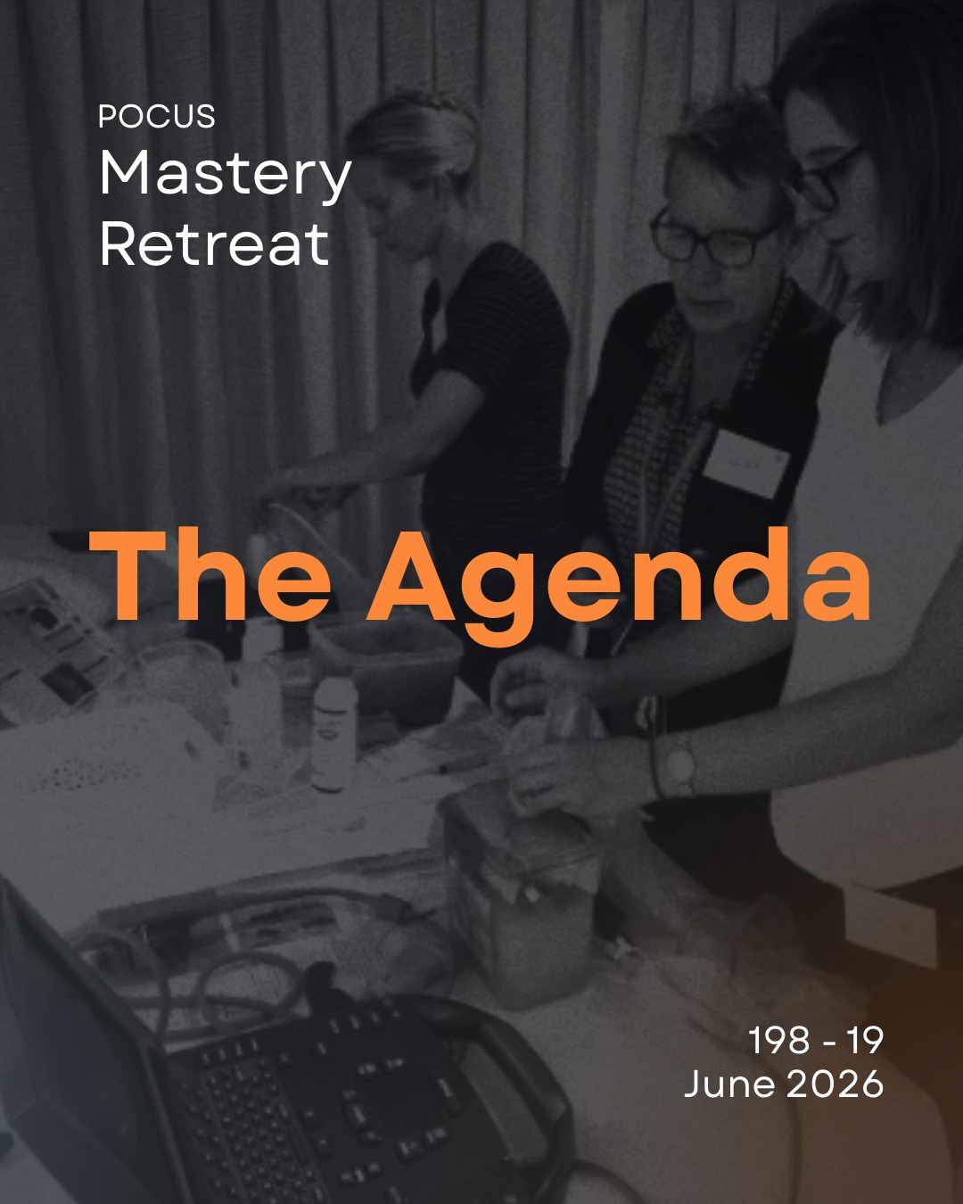 The POCUS Mastery Retreat agenda is live 💥
Two intentional days at Waitākere Resort designed for advanced POCUS clinicians; blending high-level echocardiography, advanced ultrasound techniques, educator development and connection.
Expert faculty. Passionate clinicians. Space to think.
18–19 June 2026 | Auckland