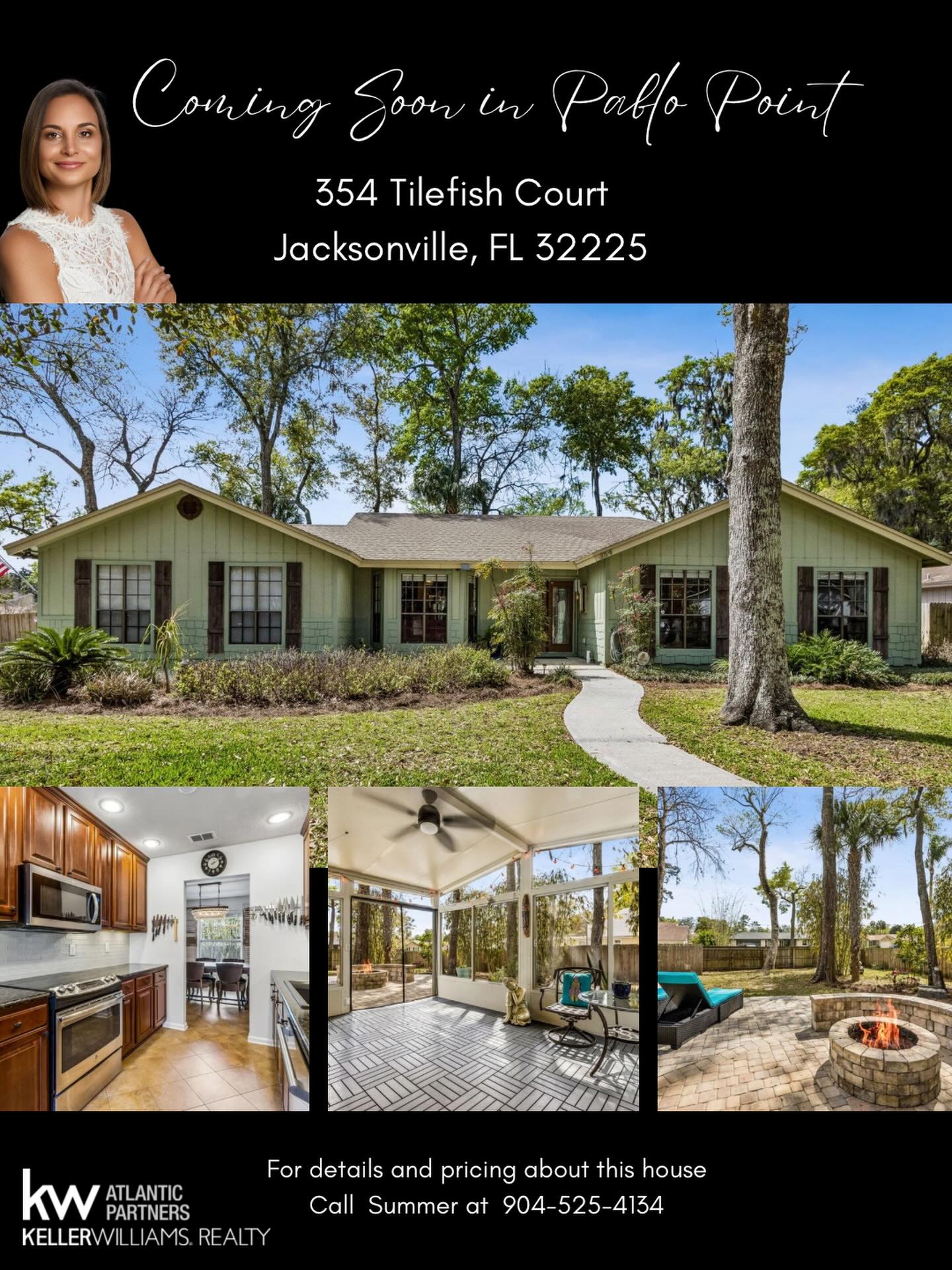 ✨Coming this week! ✨
Perfectly situated in a highly sought-after neighborhood just minutes from the beach, this charming corner-lot home is the definition of easy coastal living no HOA! Inside you’ll find vaulted ceilings, a cozy fireplace, and a dedicated dining space, plus a sunroom that’s perfect for relaxing or entertaining year-round. Step out back to a large paver patio, firepit, and an outdoor setup made for Florida nights.
This home offers a 3 bed / 2 bath layout, a new roof for added peace of mind, and an ideal location close to everything beachside living has to offer.
Want to schedule a showing?
#ComingSoon #JacksonvilleRealEstate #BeachLiving #CoastalHomes #FloridaHomes