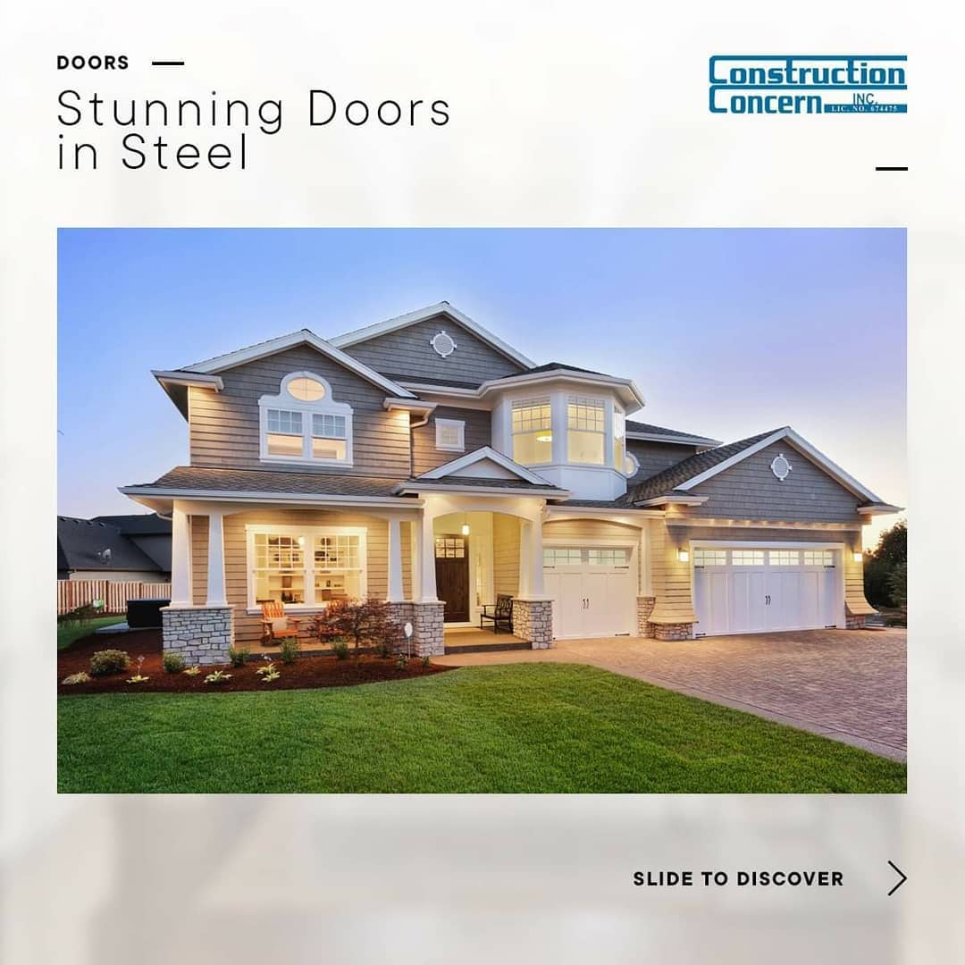 #ProtipTuesday
Choosing the right style and material for your exterior doors is really important for aesthetics, durability and security! Swipe left to see more about how steel doors could be the right fit for your home!
.
.
.
#constructionconcern #construction #home #homeimprovement #energy #airconditioning #heating #HAC #energyefficiency #energyefficient #windows #door #siding #roofingl #homedepot #sears #lowes #paint #solarpanels #roomaddition #socal #lacounty #kerncounty #conejocounty #orangecounty #sanfernandovalley #santaclaritavalley #sanbernardinocounty #venturacounty