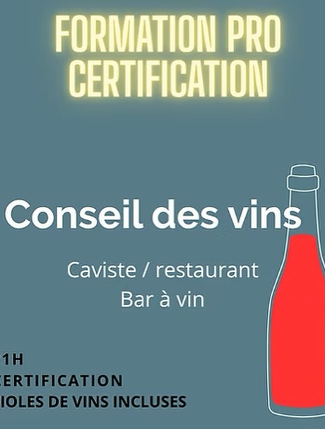 Vous êtes caviste ou restaurateur et voulez vous former en conseil des vins ? Prochaine session en mai /juin. Nos formations sont prises en charges par les fonds de formations pro. Possibilité de total distanciel dans toute la France. Ou mix distanciel et présentiel en Rhône Alpes. Envoyez nous vos coordonnés en MP pour être recontacté #formation #caviste #restaurant