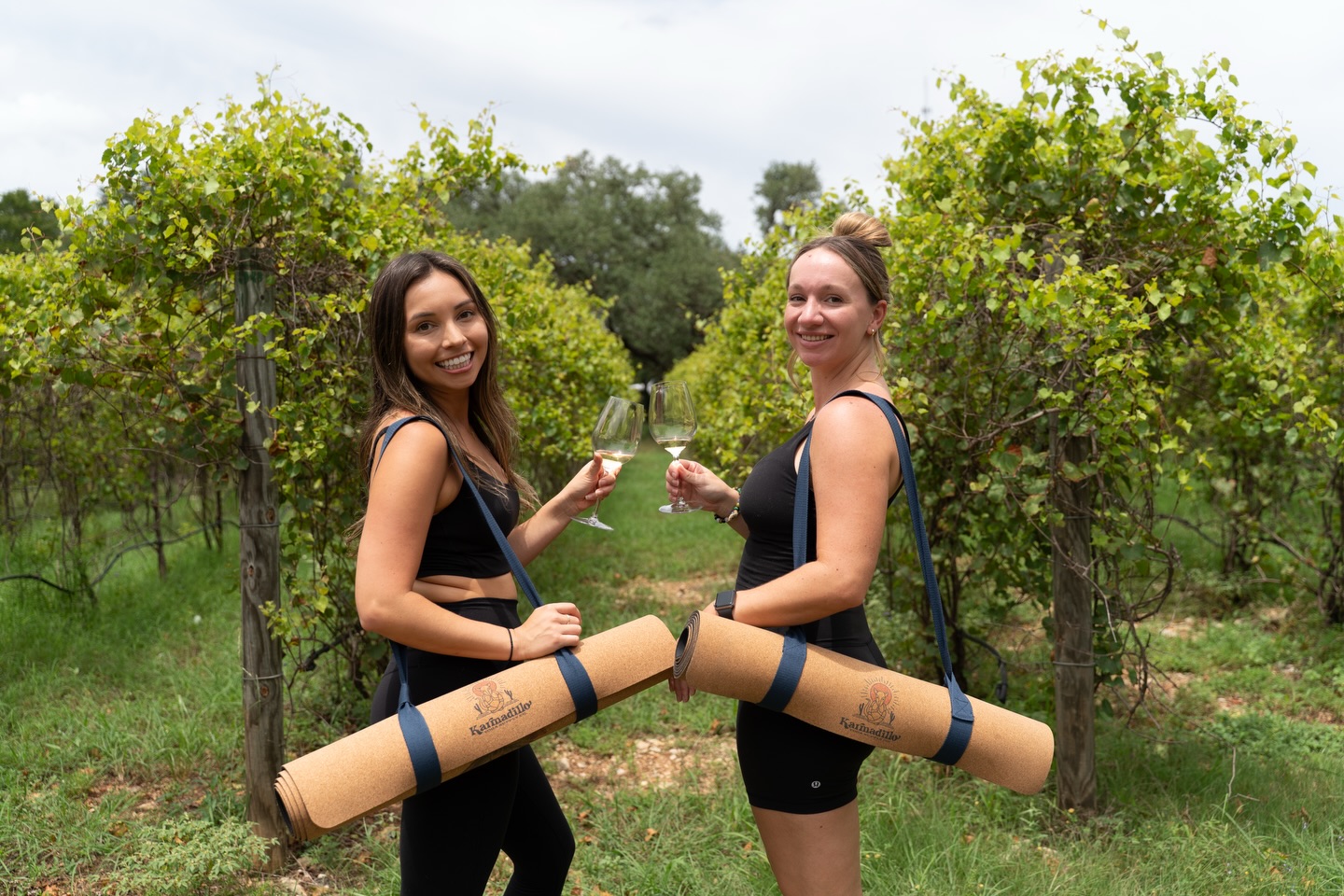 Join us this Sunday, March 29th at Fall Creek Vineyards for our first Vino Vinyasa of the year!🥂Flow through a grounding yoga class, then sip and savor incredible Texas wines in a beautiful vineyard setting.🍇
There’s no better way to welcome the season than with movement, mindfulness, and a well-deserved glass of wine 🍷
Spots are limited—grab yours and come flow with us!
📸: @westoncarls for @karmadilloyoga